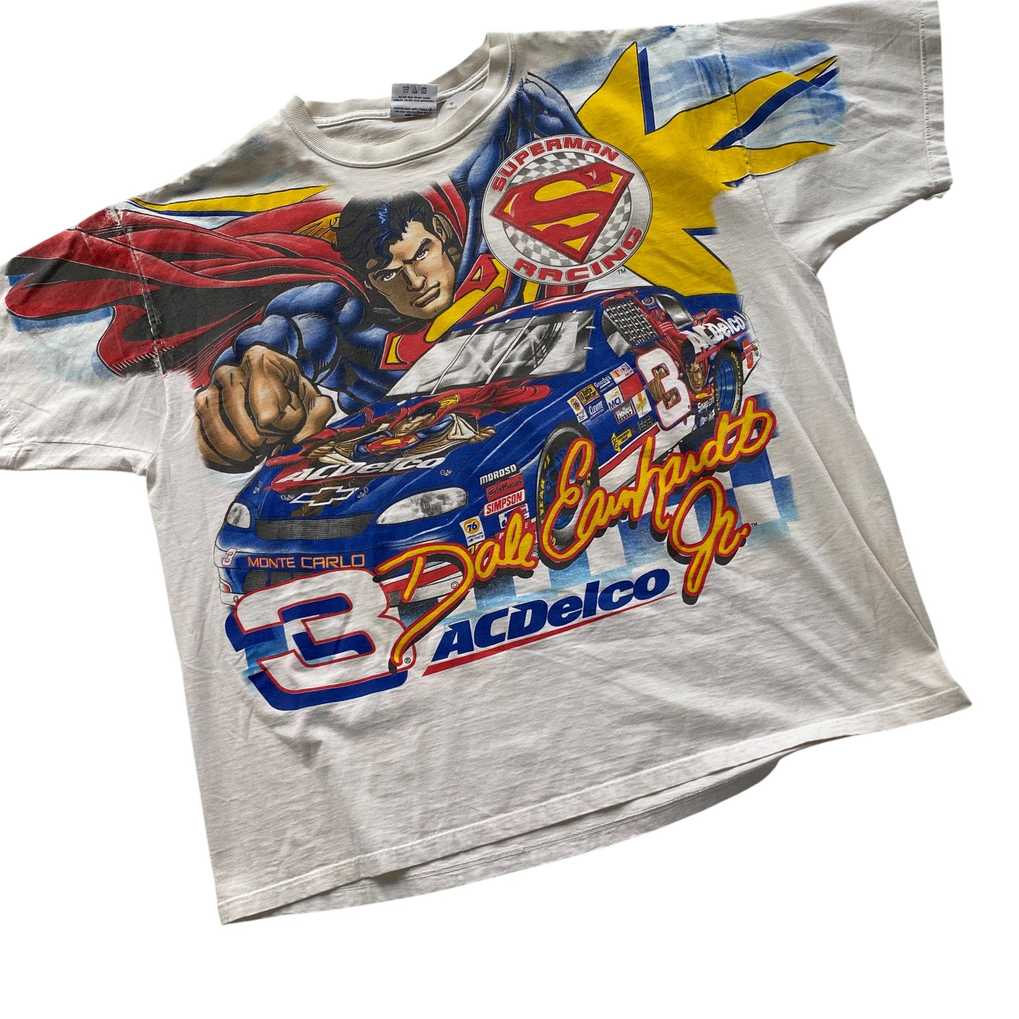 1999 Dale Earnhardt Jr Superman NASCAR AOP T-Shirt