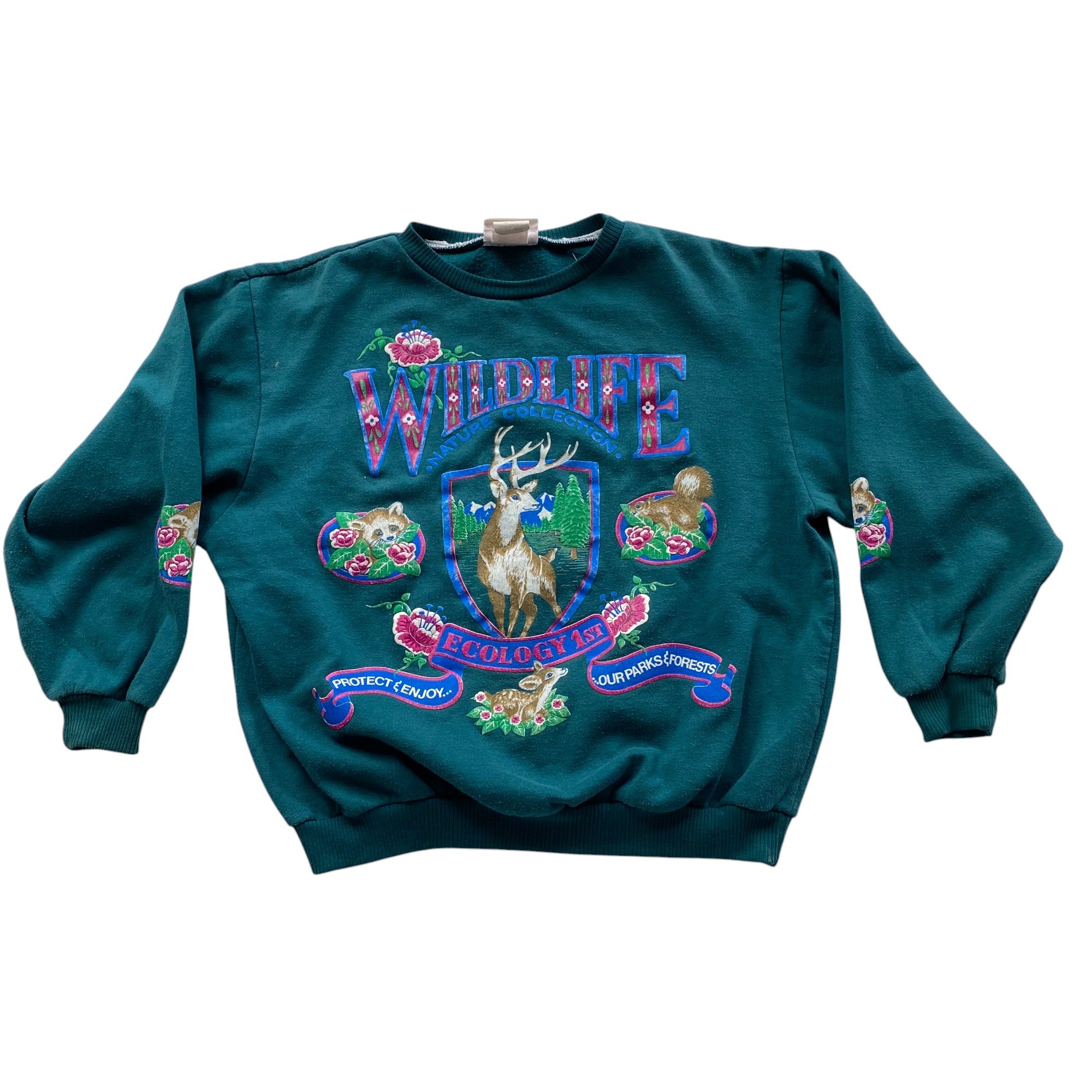 Vintage Wildlife Nature Collection Graphic Crewneck