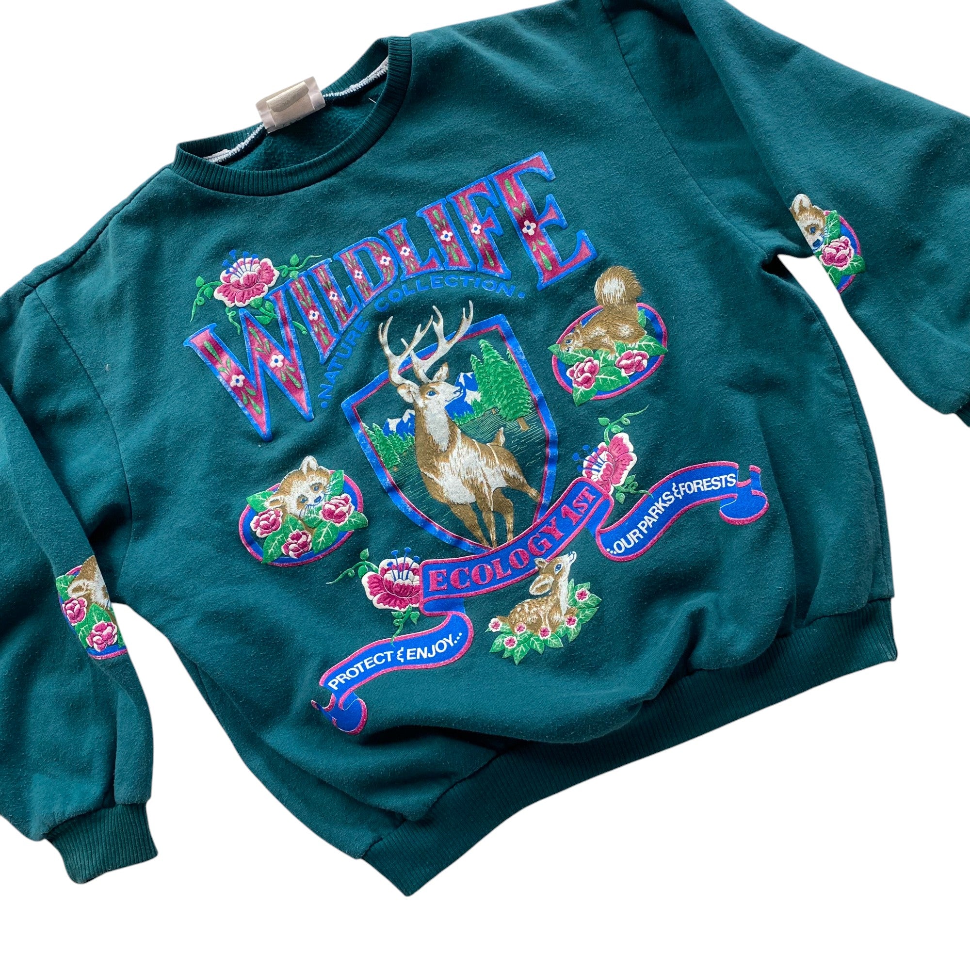 Vintage Wildlife Nature Collection Graphic Crewneck
