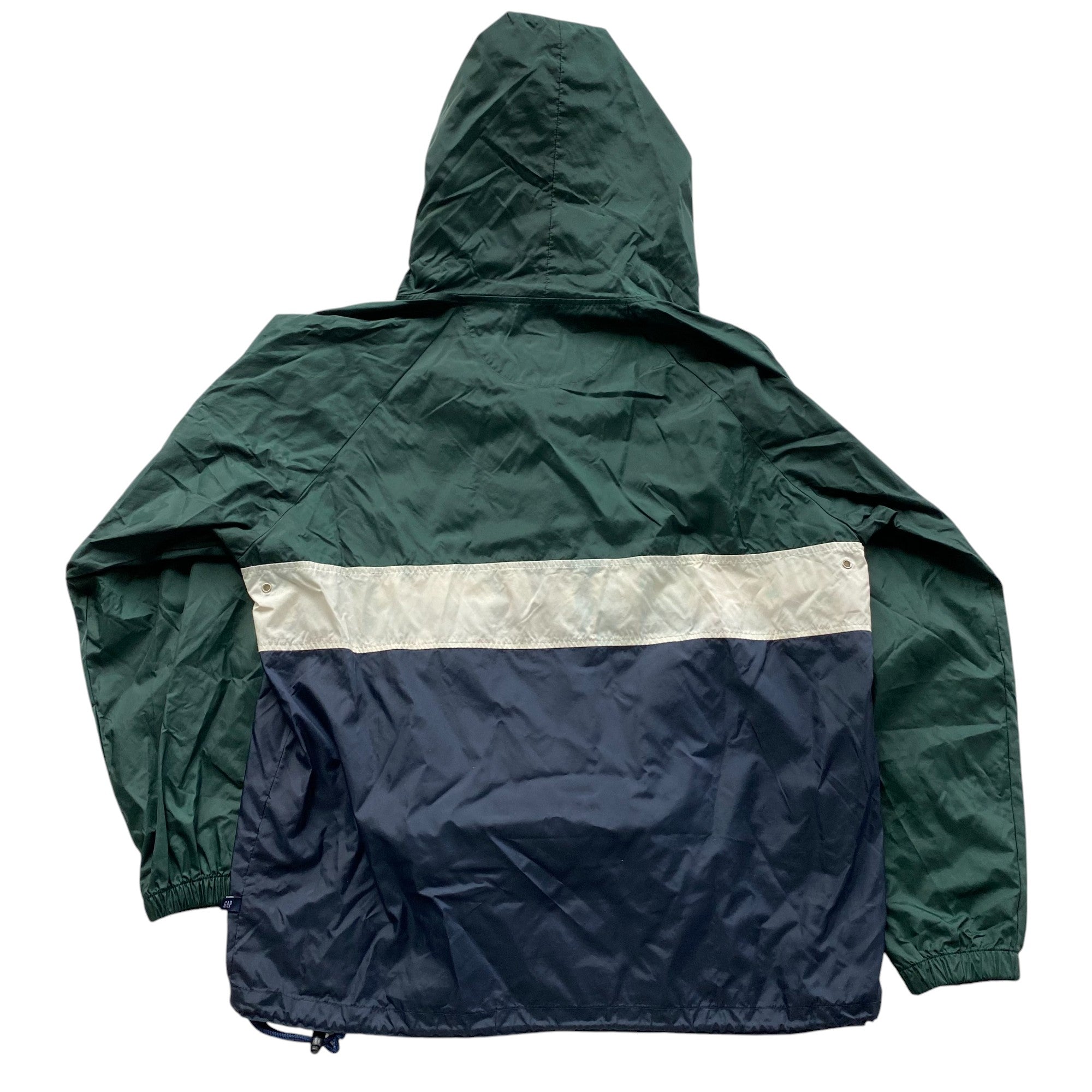 Vintage Gap Green Quarter Zip Windbreaker