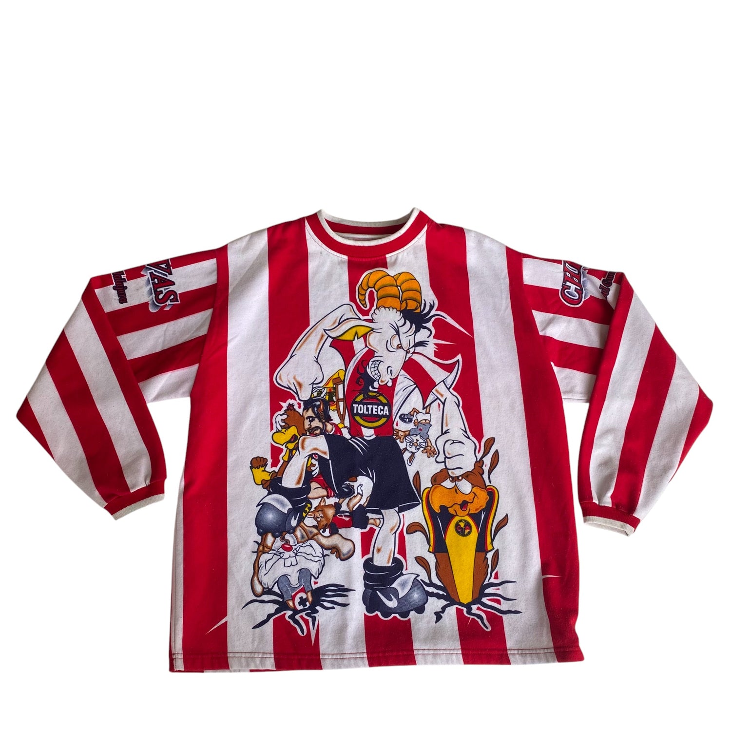 Vintage Chivas de Guadalajara Caricature AOP Sweatshirt