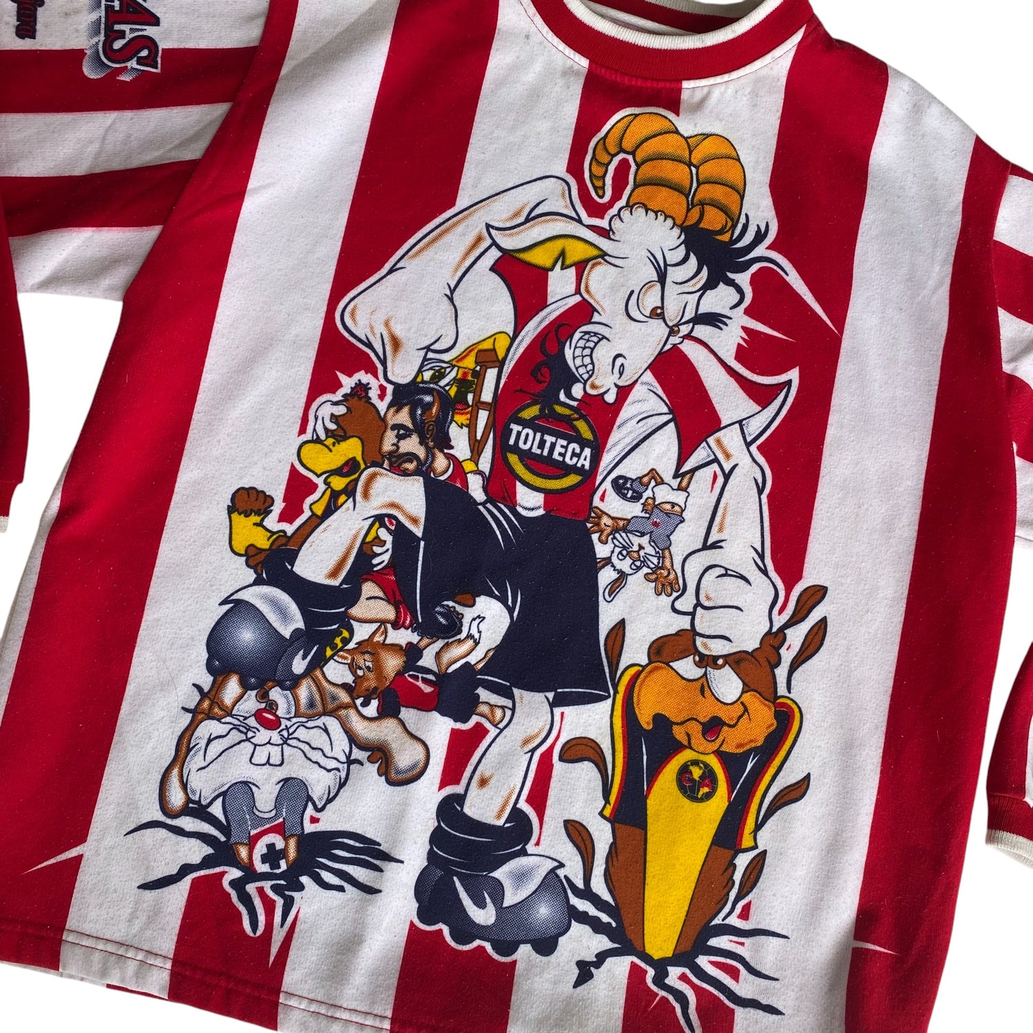 Vintage Chivas de Guadalajara Caricature AOP Sweatshirt