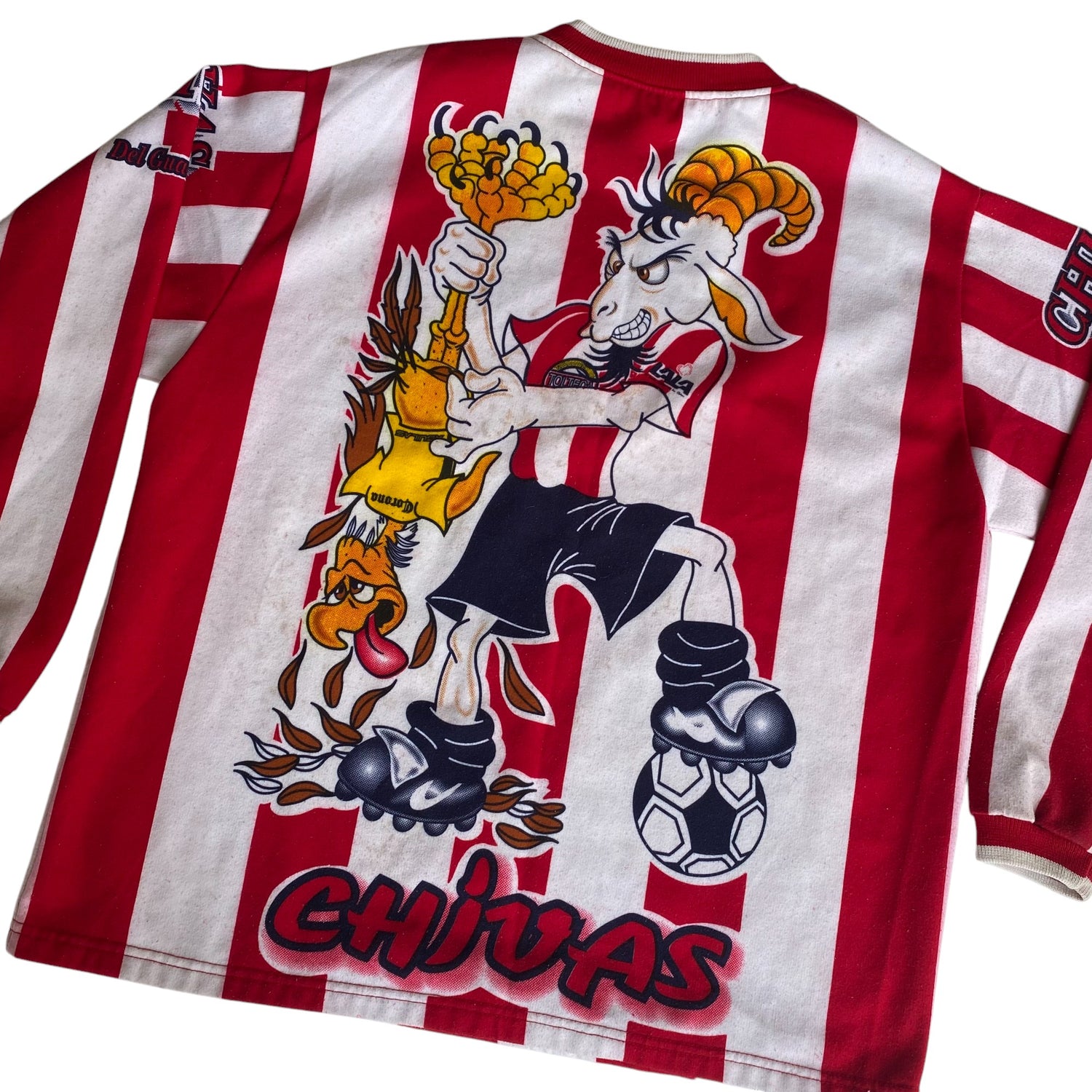 Vintage Chivas de Guadalajara Caricature AOP Sweatshirt