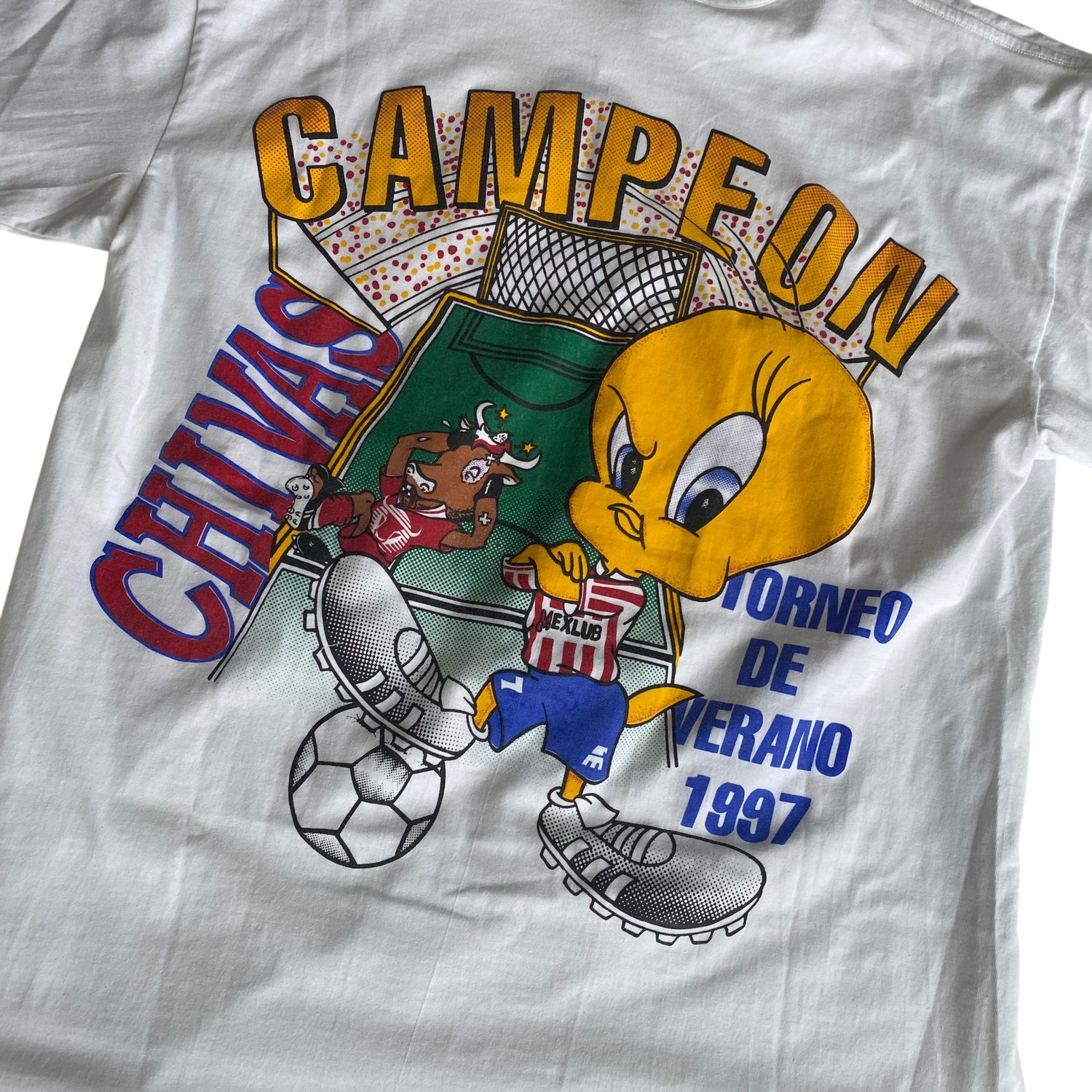 Vintage 1997 Chivas de Guadalajara Tweety Bird &