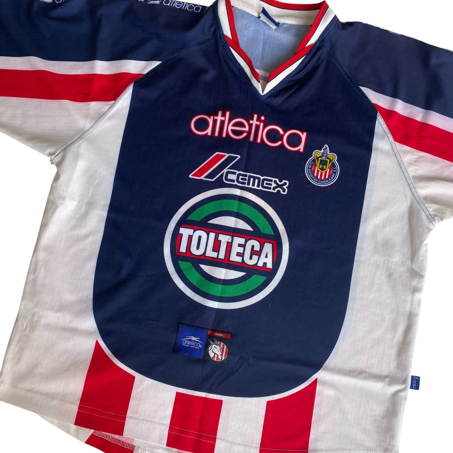 Vintage 2000-01 Chivas De Guadalajara Atletica Practice Jersey