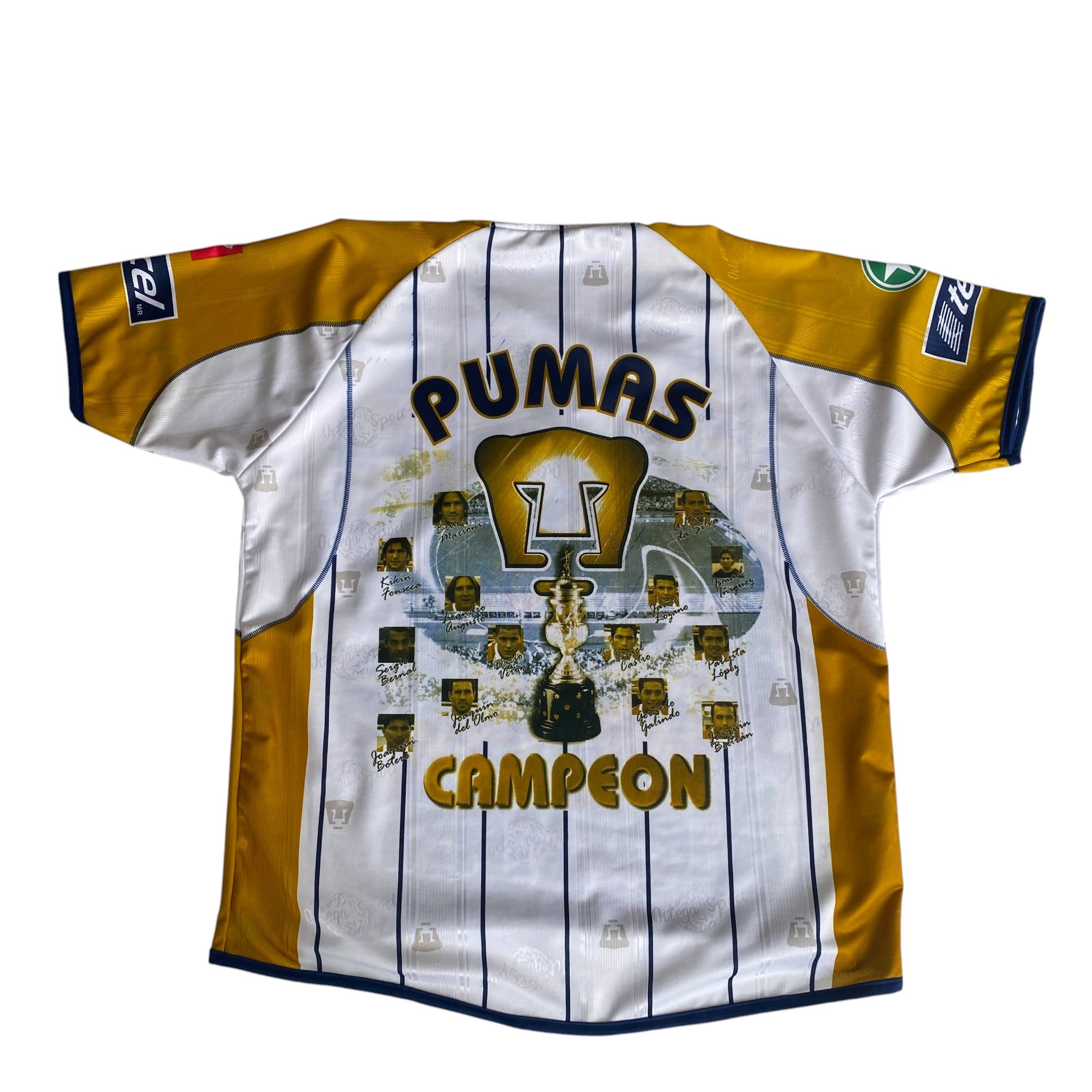 Vintage 2003-04 Pumas UNAM Kikin Fonseca AOP Graphic Jersey