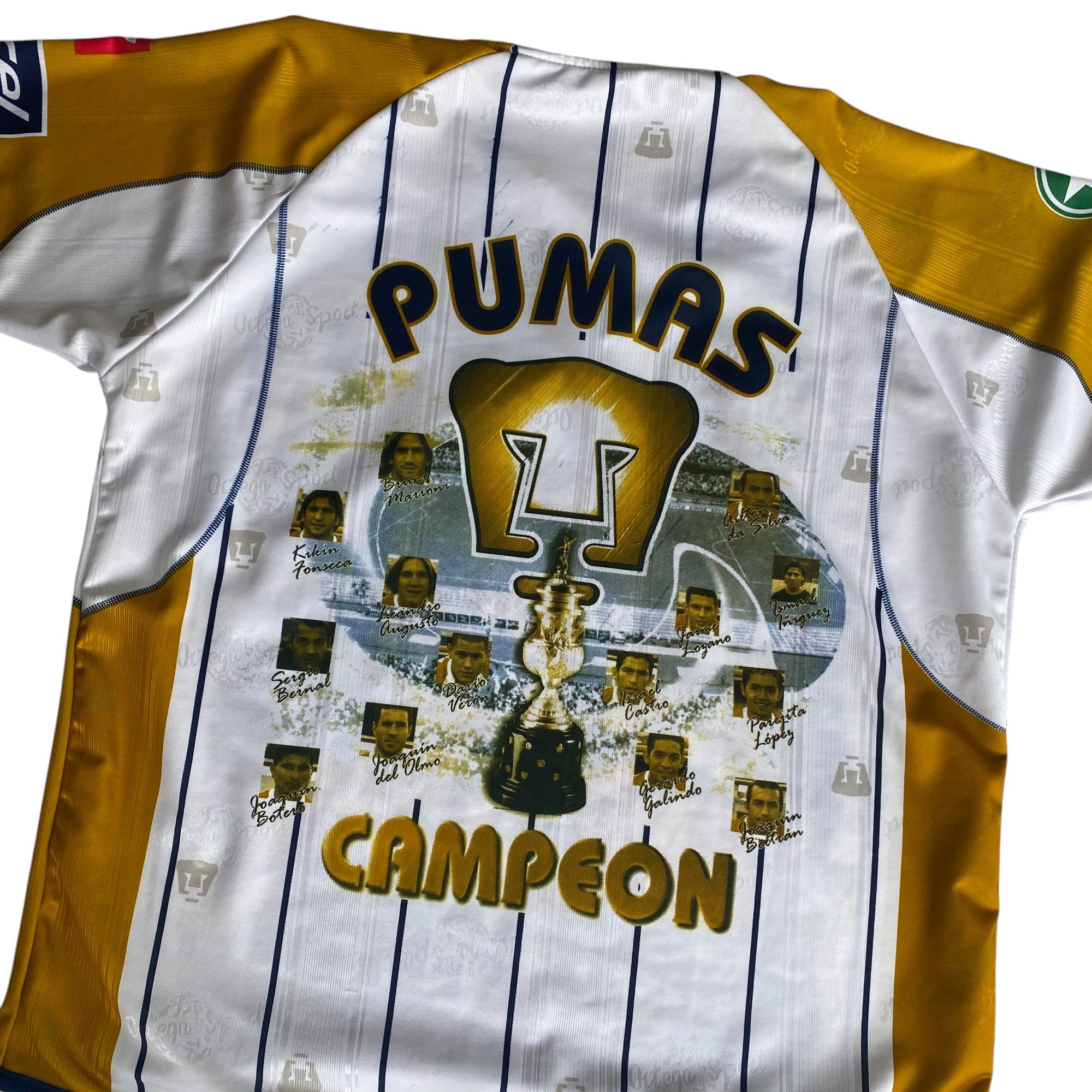 Vintage 2003-04 Pumas UNAM Kikin Fonseca AOP Graphic Jersey