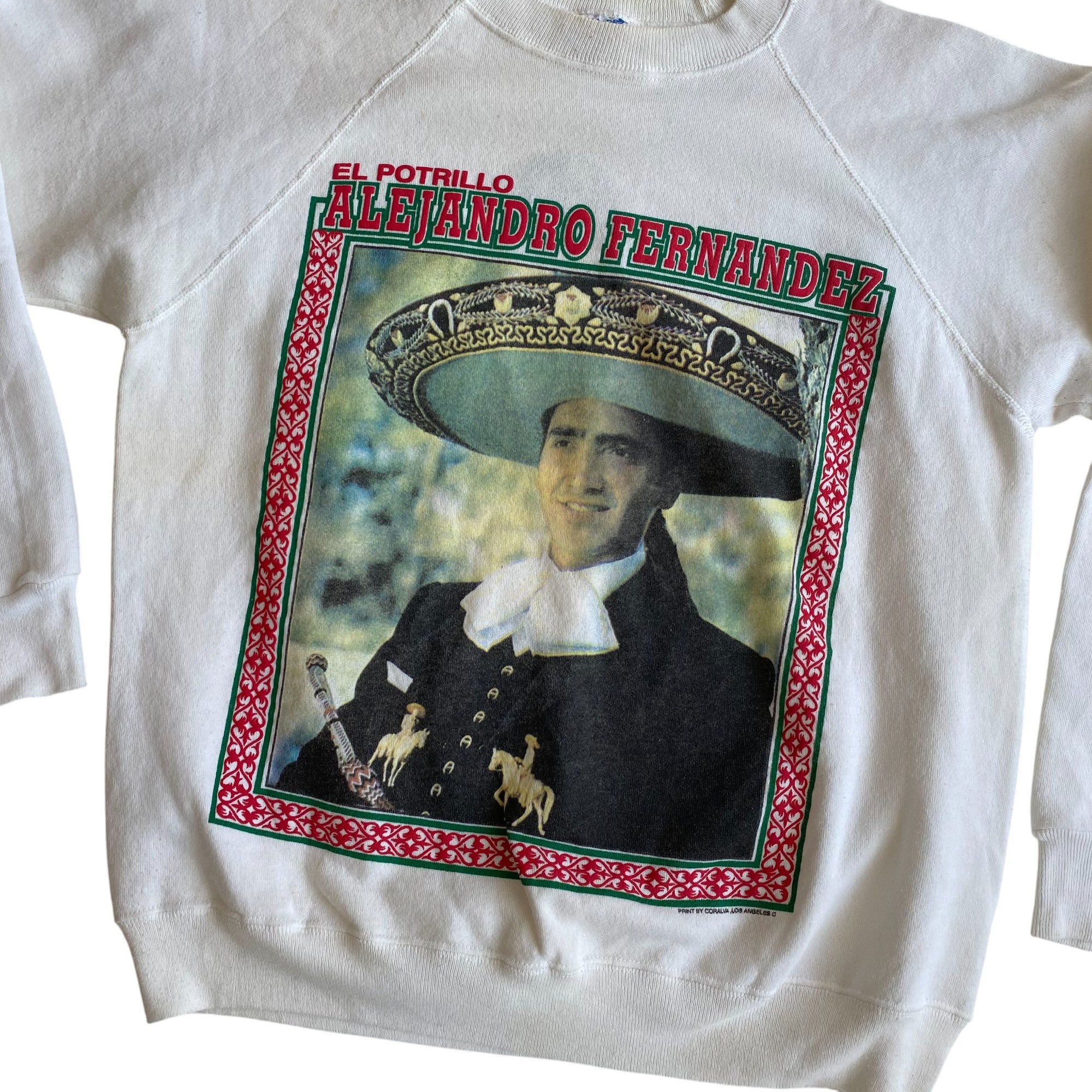 Vintage 90s Alejandro Fernandez "El Potrillo" Graphic Sweatshirt