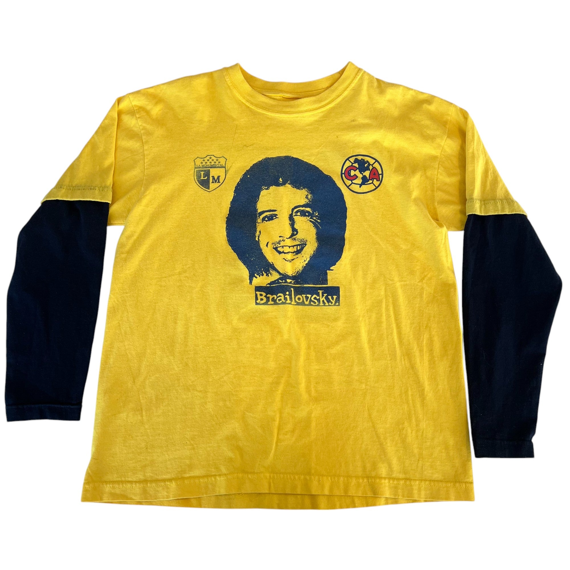Vintage Y2k Brailovsky Club America Long-Sleeve T-Shirt