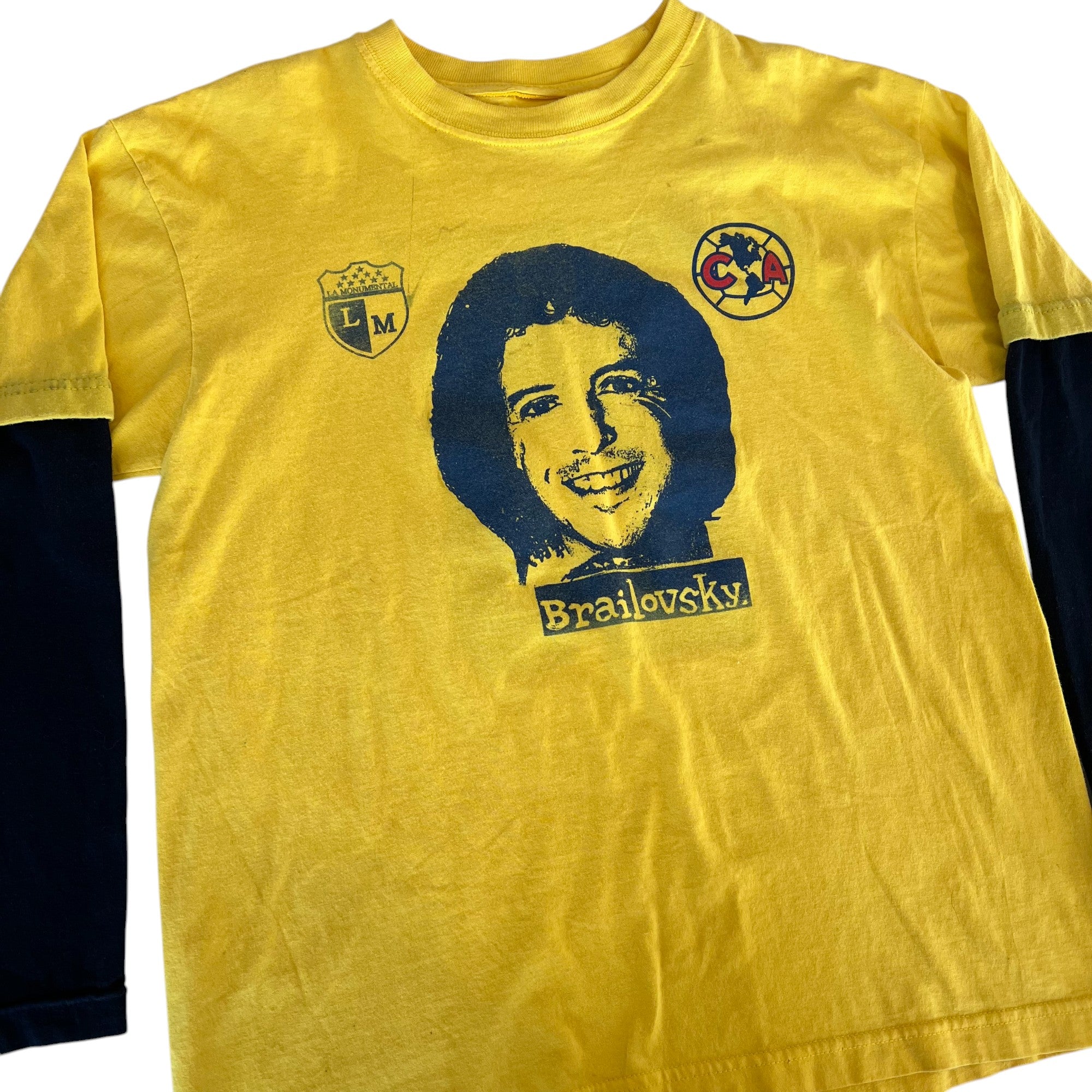 Vintage Y2k Brailovsky Club America Long-Sleeve T-Shirt