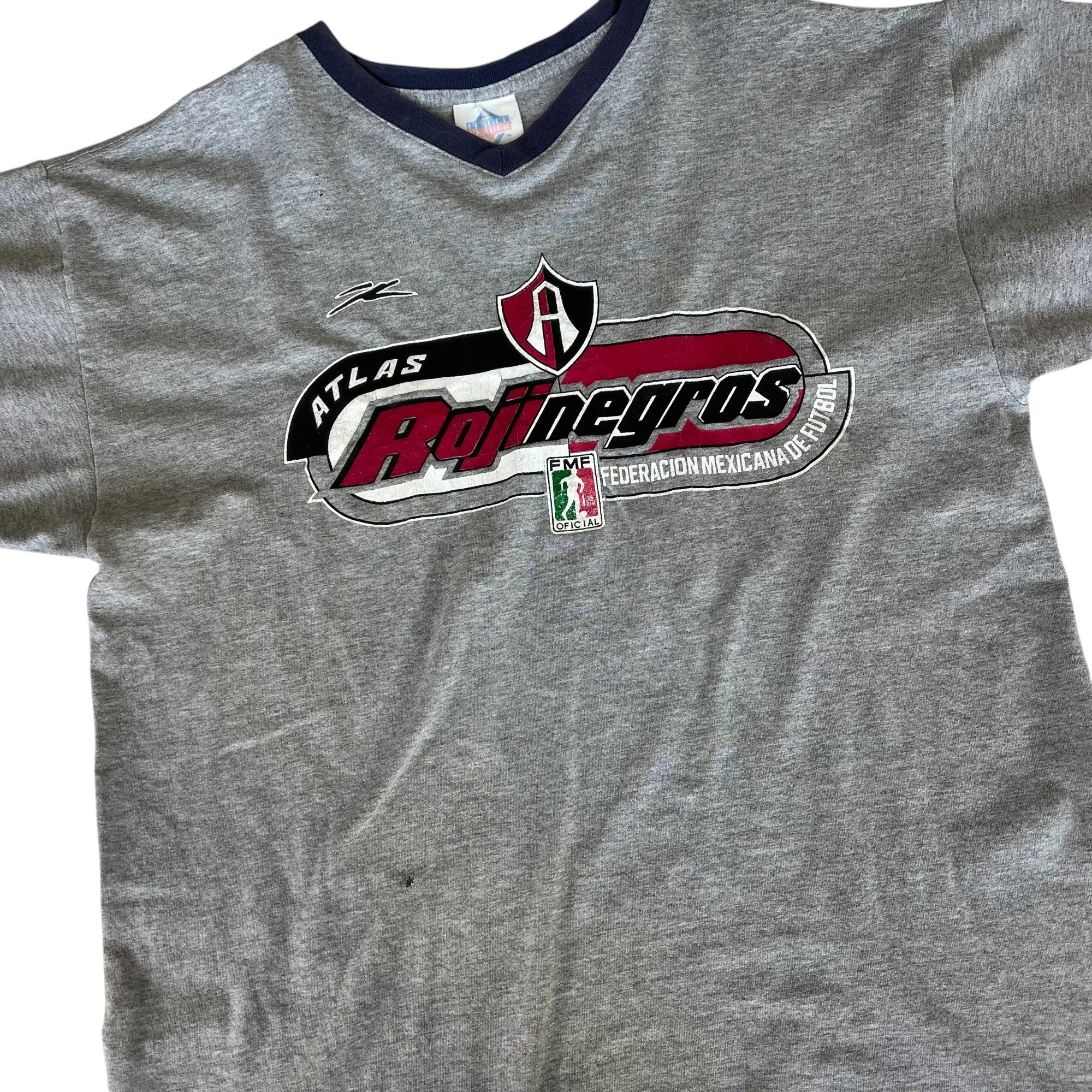 2000s Atlas FC Rojinegros Ringer T-Shirt