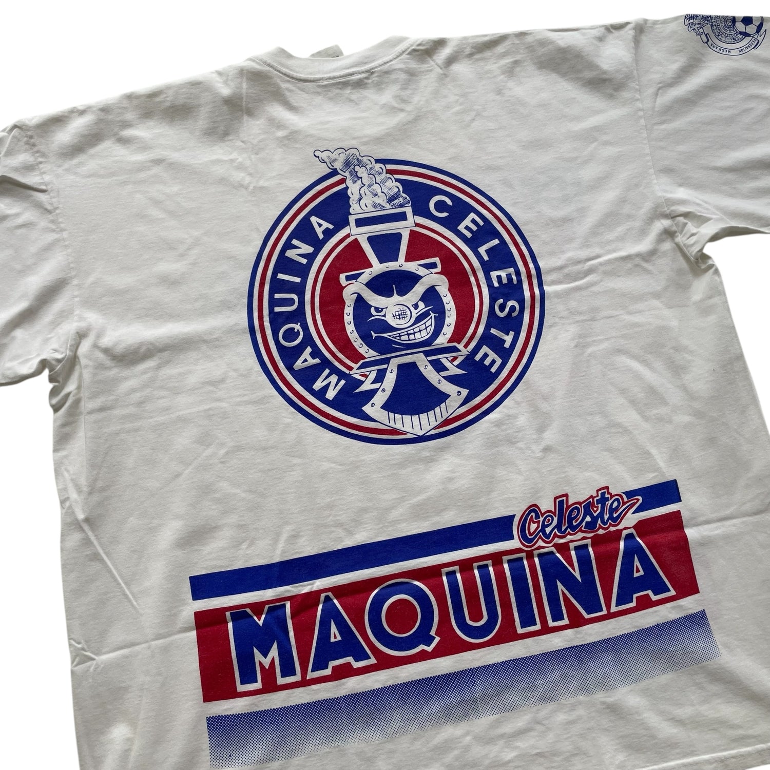 Vintage 90s Cruz Azul AOP Graphic T-Shirt