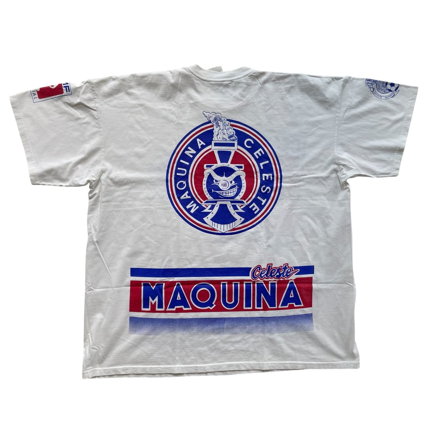 Vintage 90s Cruz Azul AOP Graphic T-Shirt
