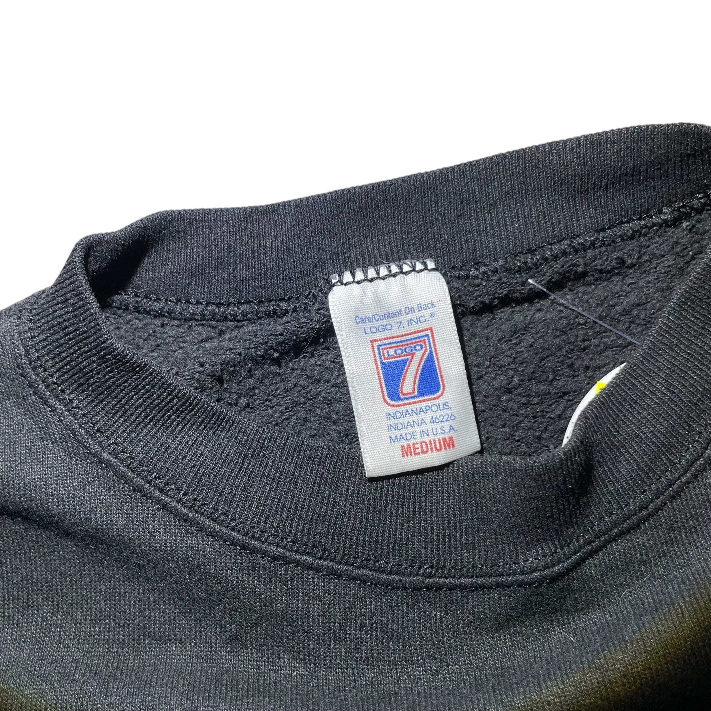 Vintage Minnesota Timberwolves Black Logo 7 Sweatshirt