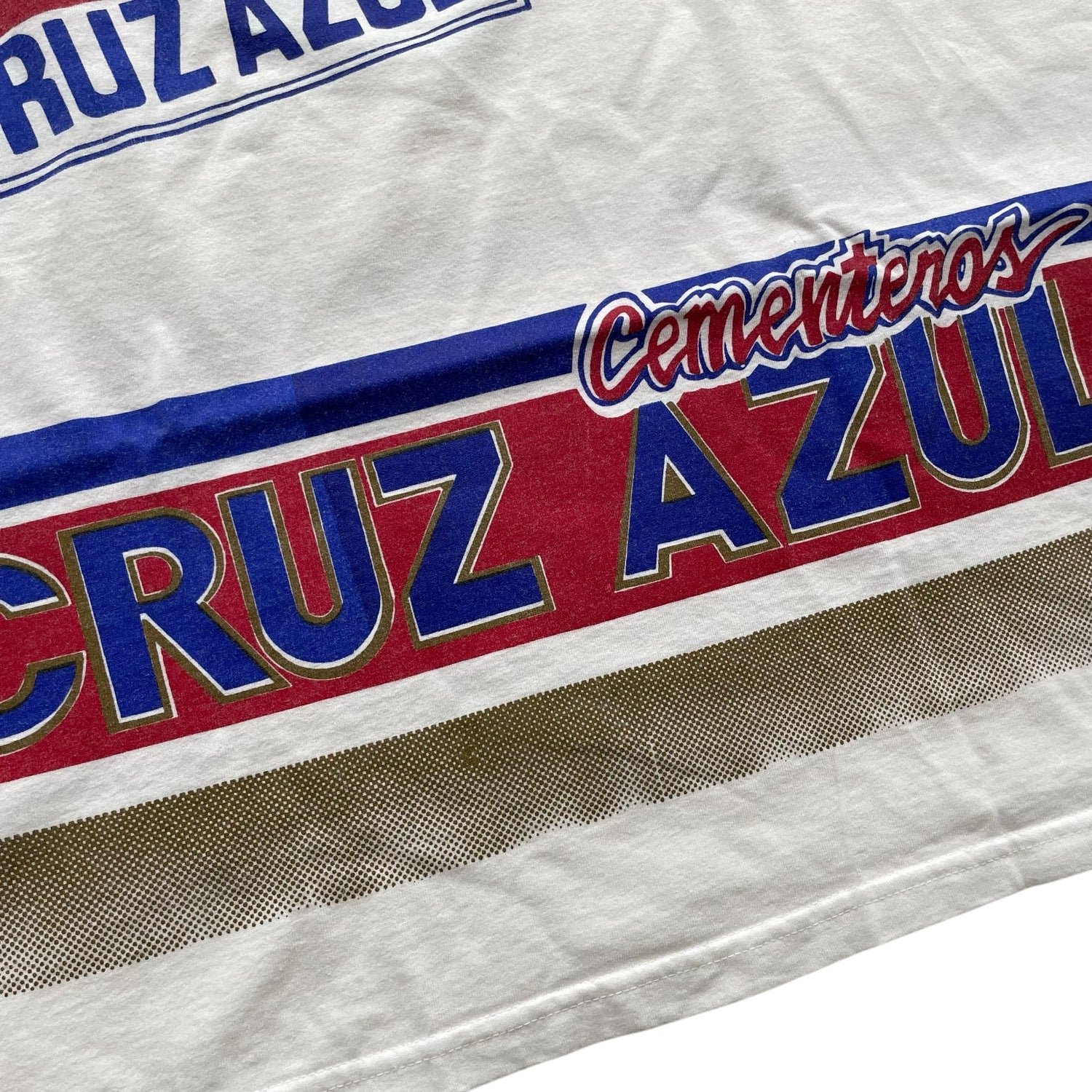 Vintage 90s Cruz Azul AOP Graphic T-Shirt