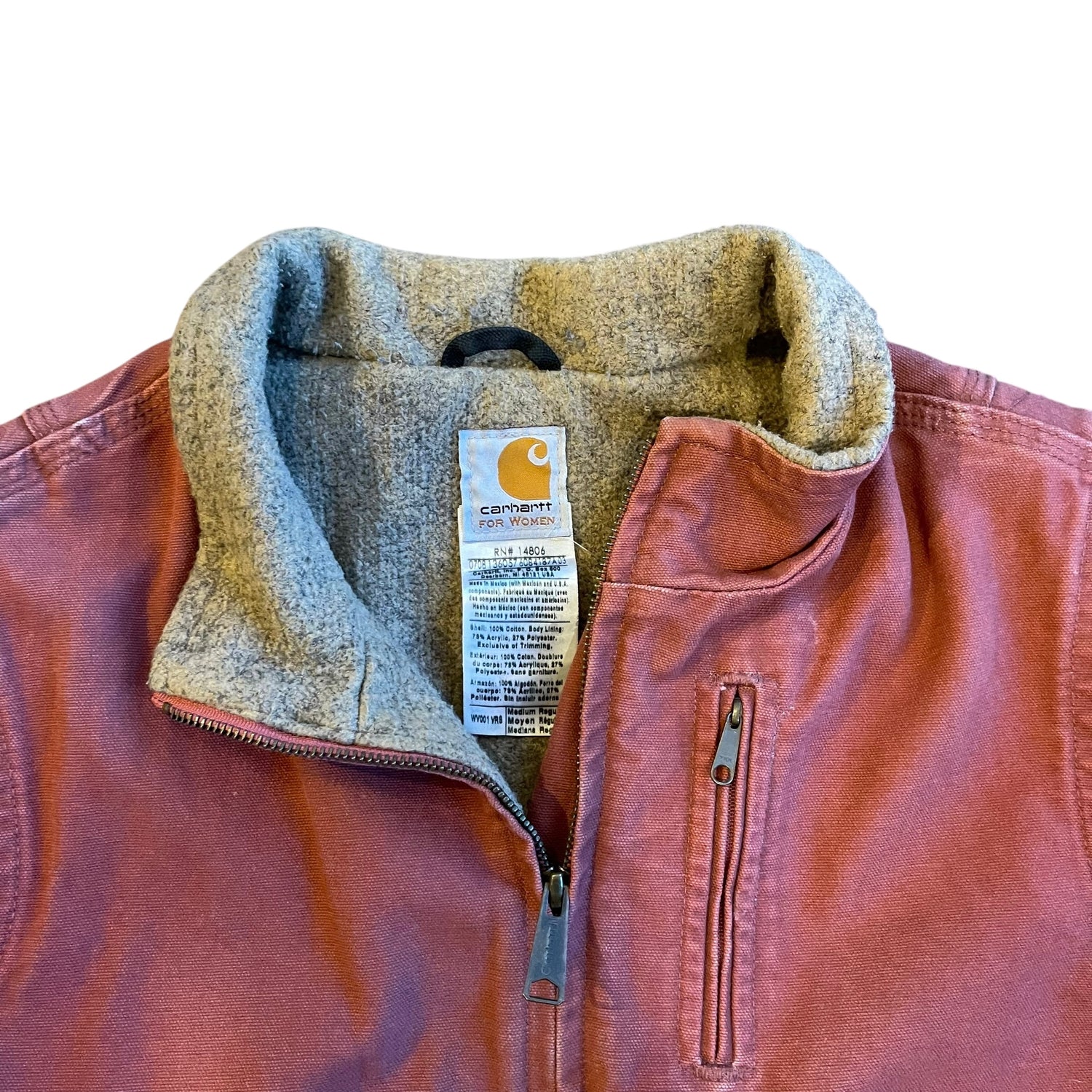 Vintage Carhartt Ruby Sherpa-Lined Vest