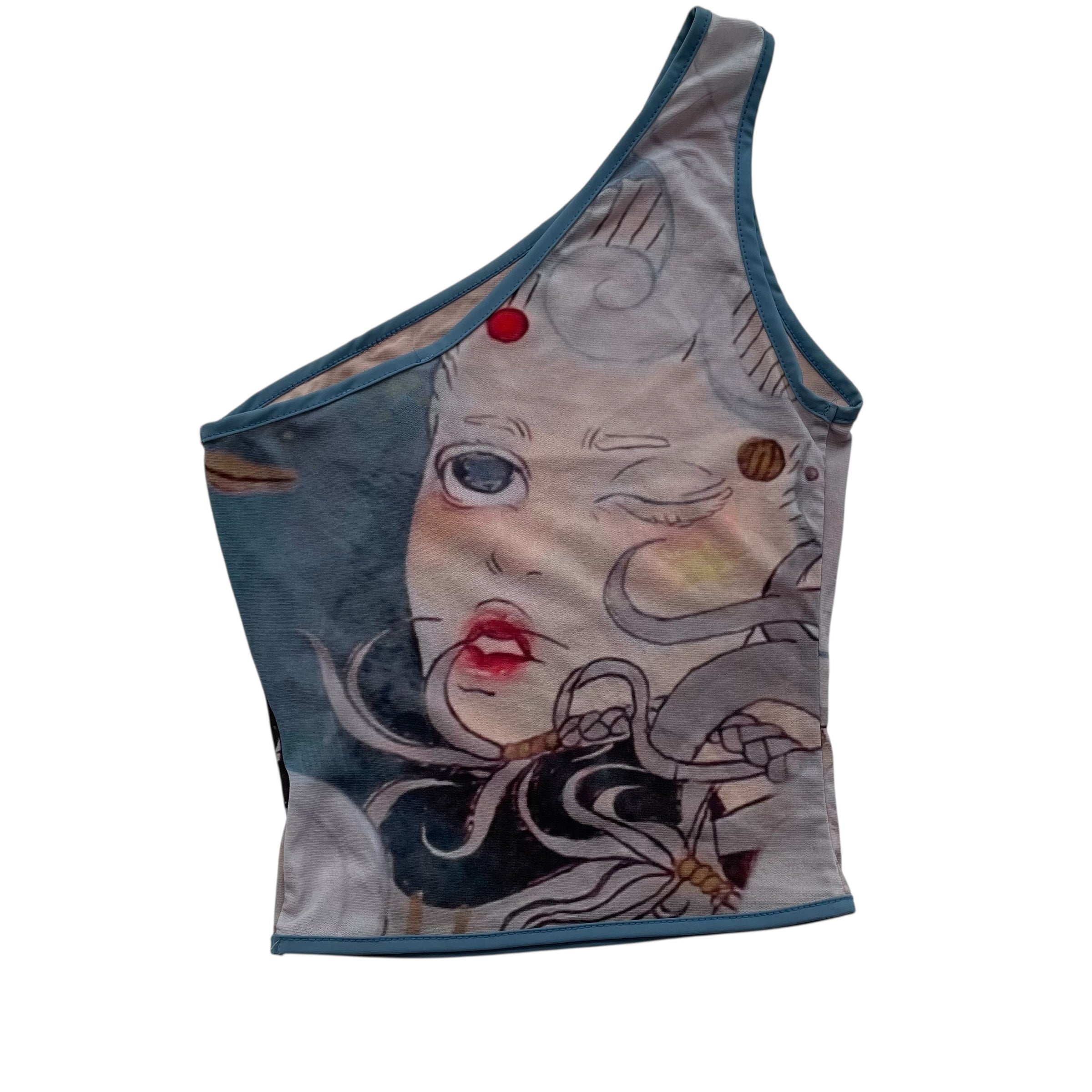 Vintage Y2K 6th Dimension Single Strap Tank Top
