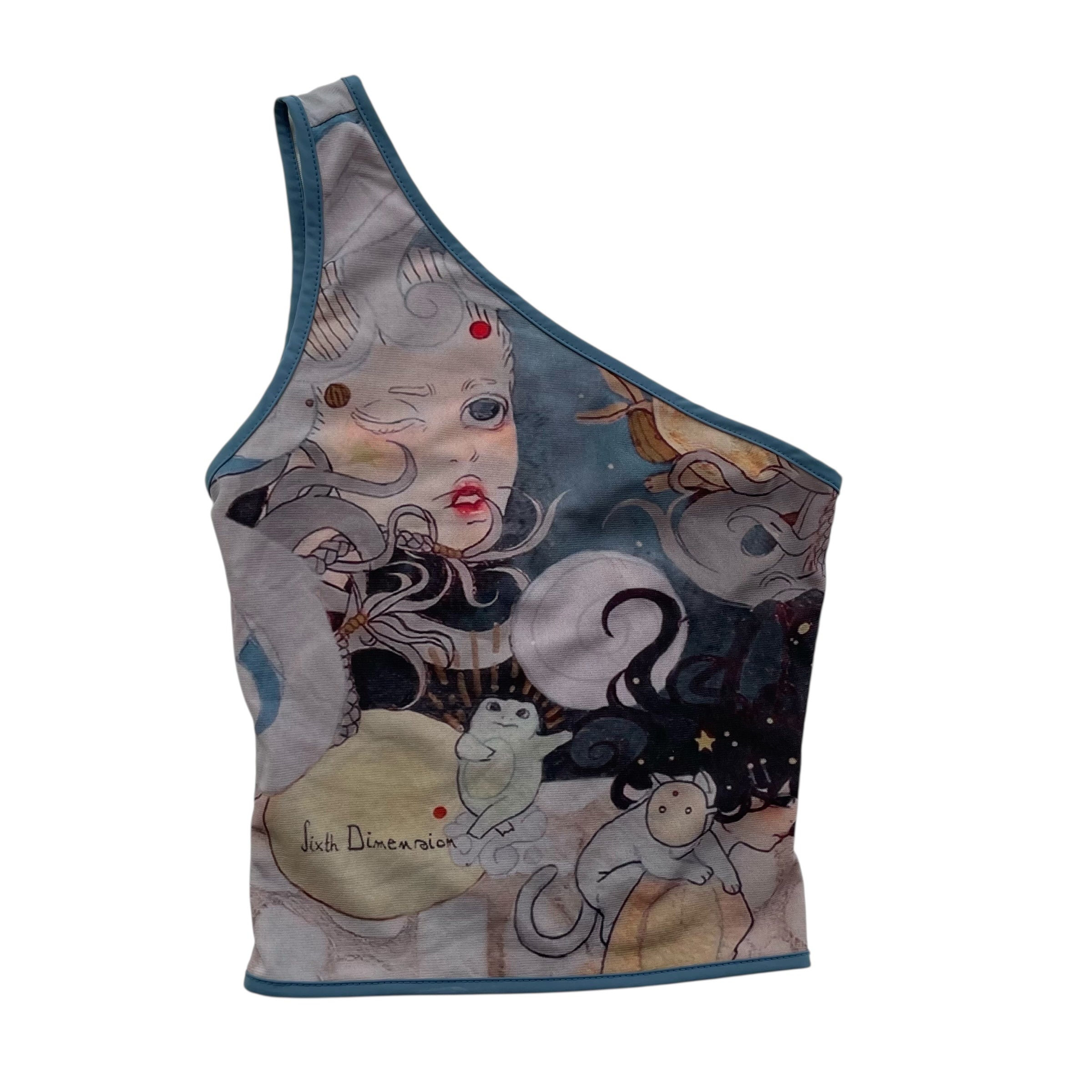Vintage Y2K 6th Dimension Single Strap Tank Top