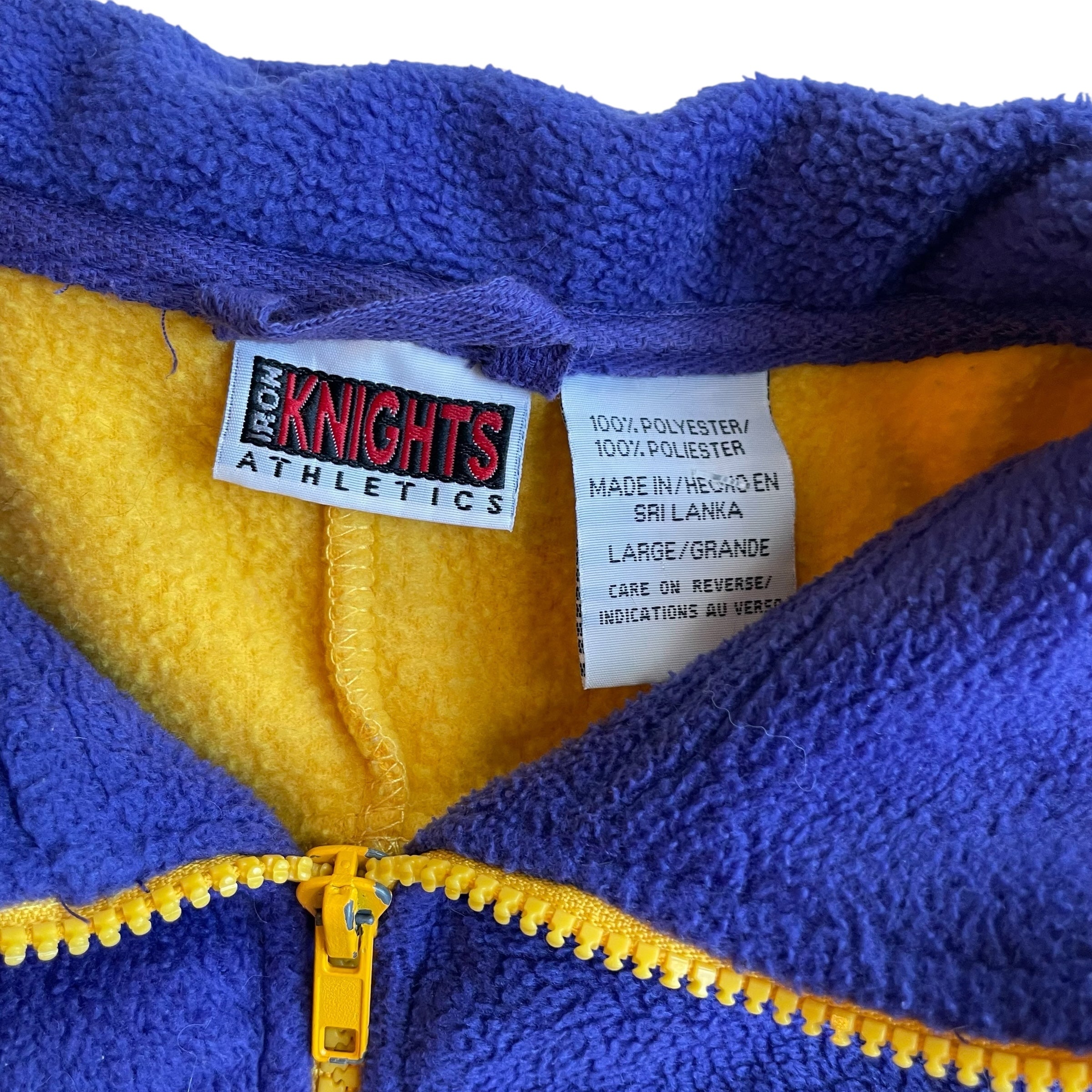 Vintage 2000s Minnesota Vikings Zip-Up Fleece