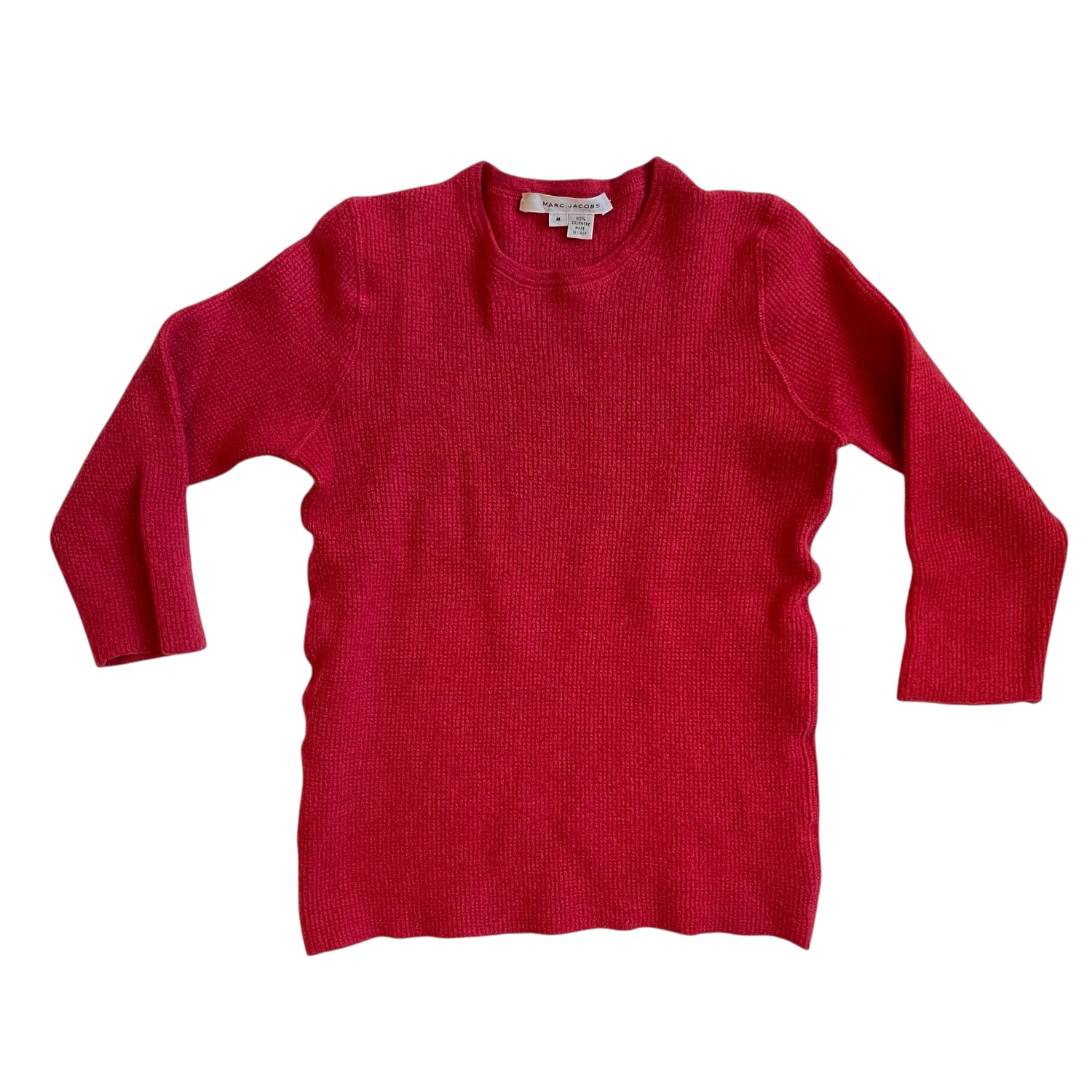 Vintage Marc Jacobs Cropped Auburn Cashmere Sweater