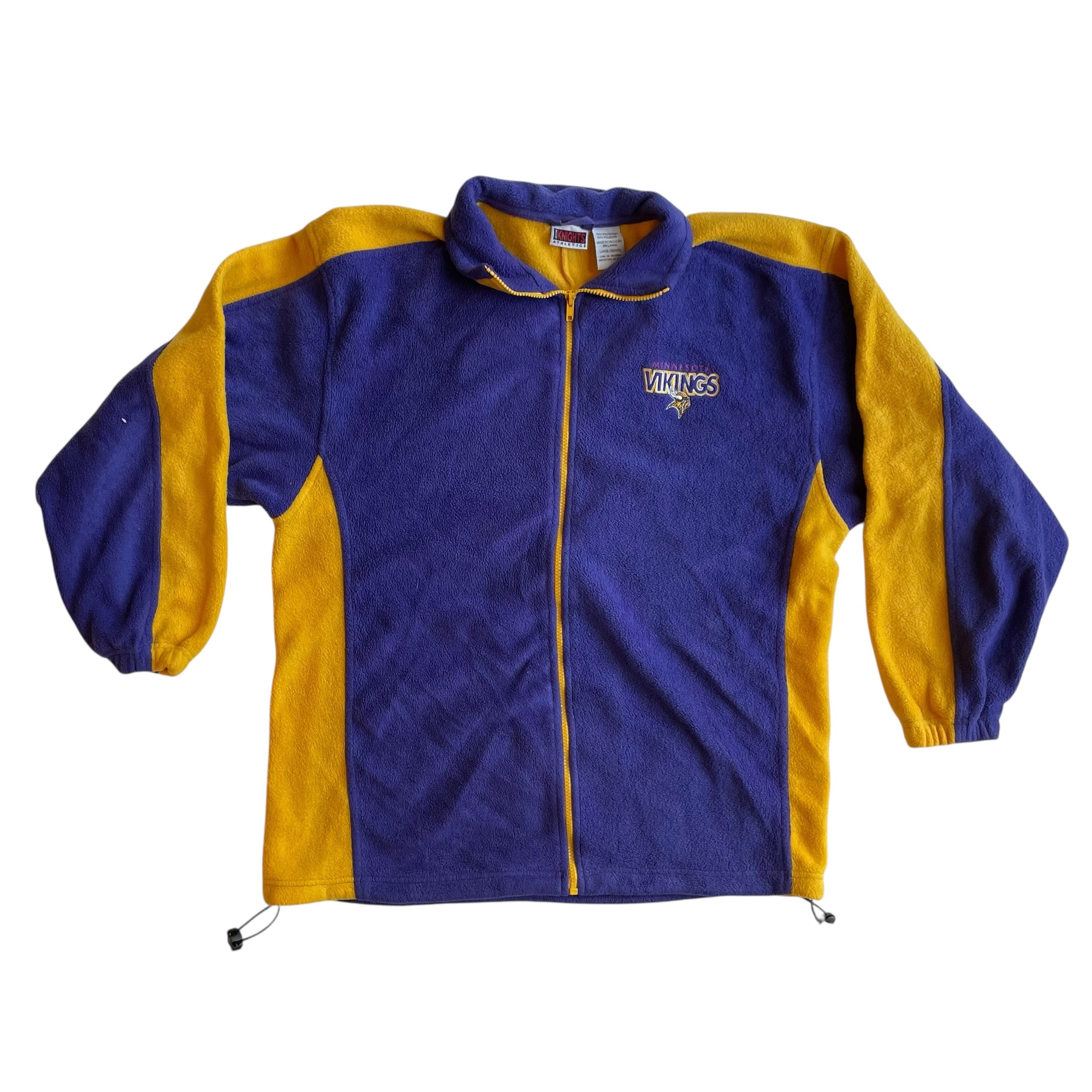 Vintage 2000s Minnesota Vikings Zip-Up Fleece
