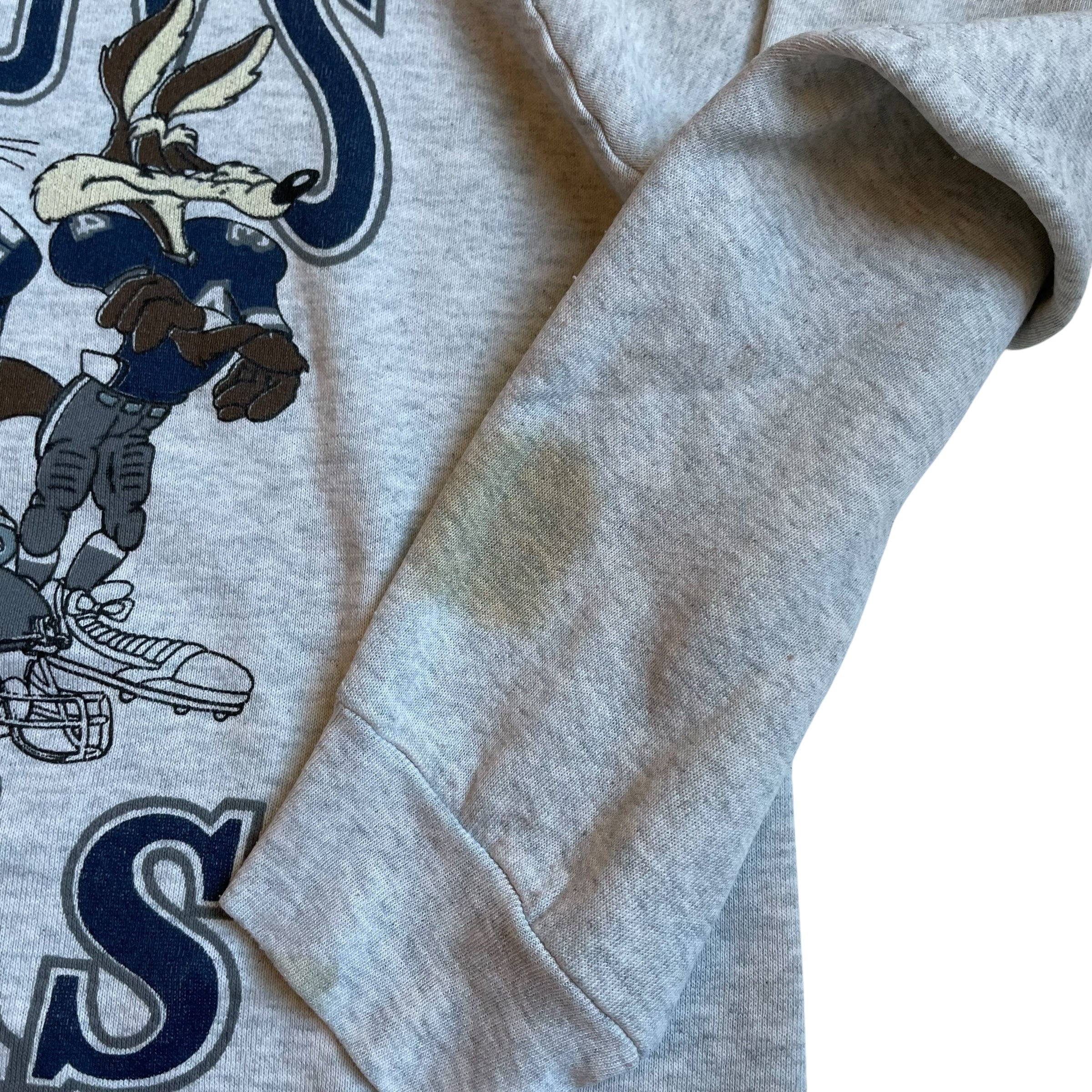 Vintage 90s Dallas Cowboys x Looney Tunes Gray Sweatshirt