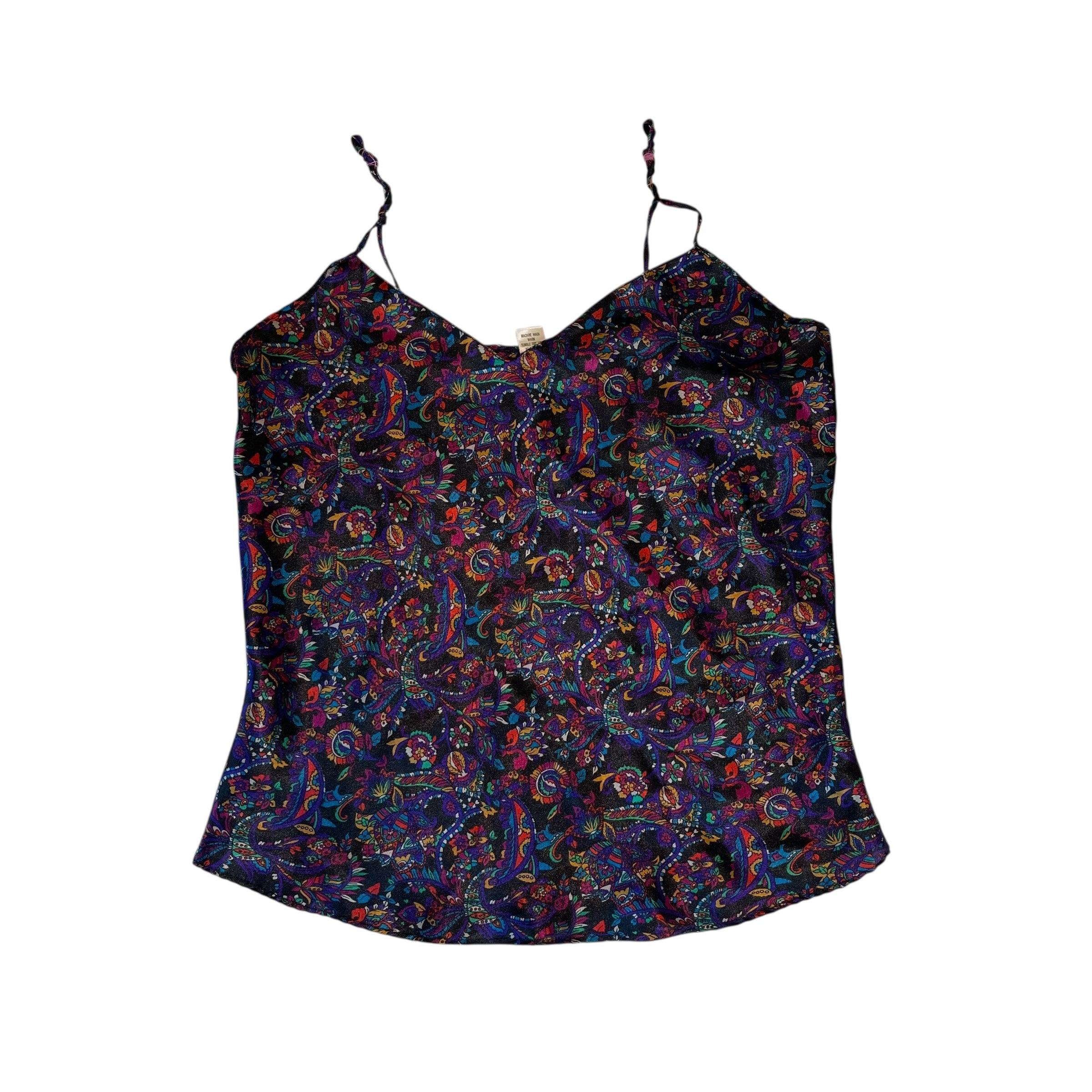 Y2K Multicolored Silky Cami