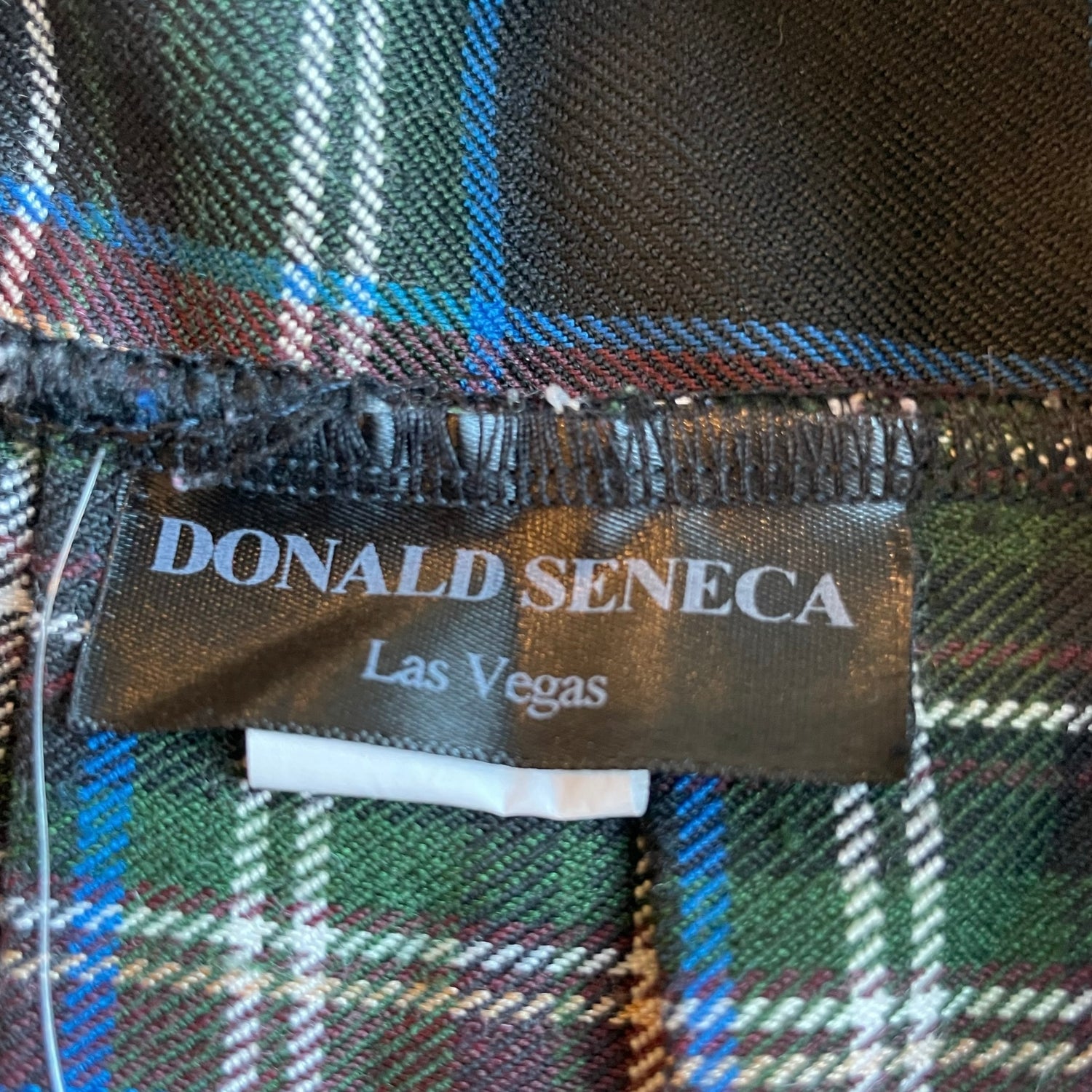 Vintage Green and Maroon Plaid Midi Schoolgirl Skirt