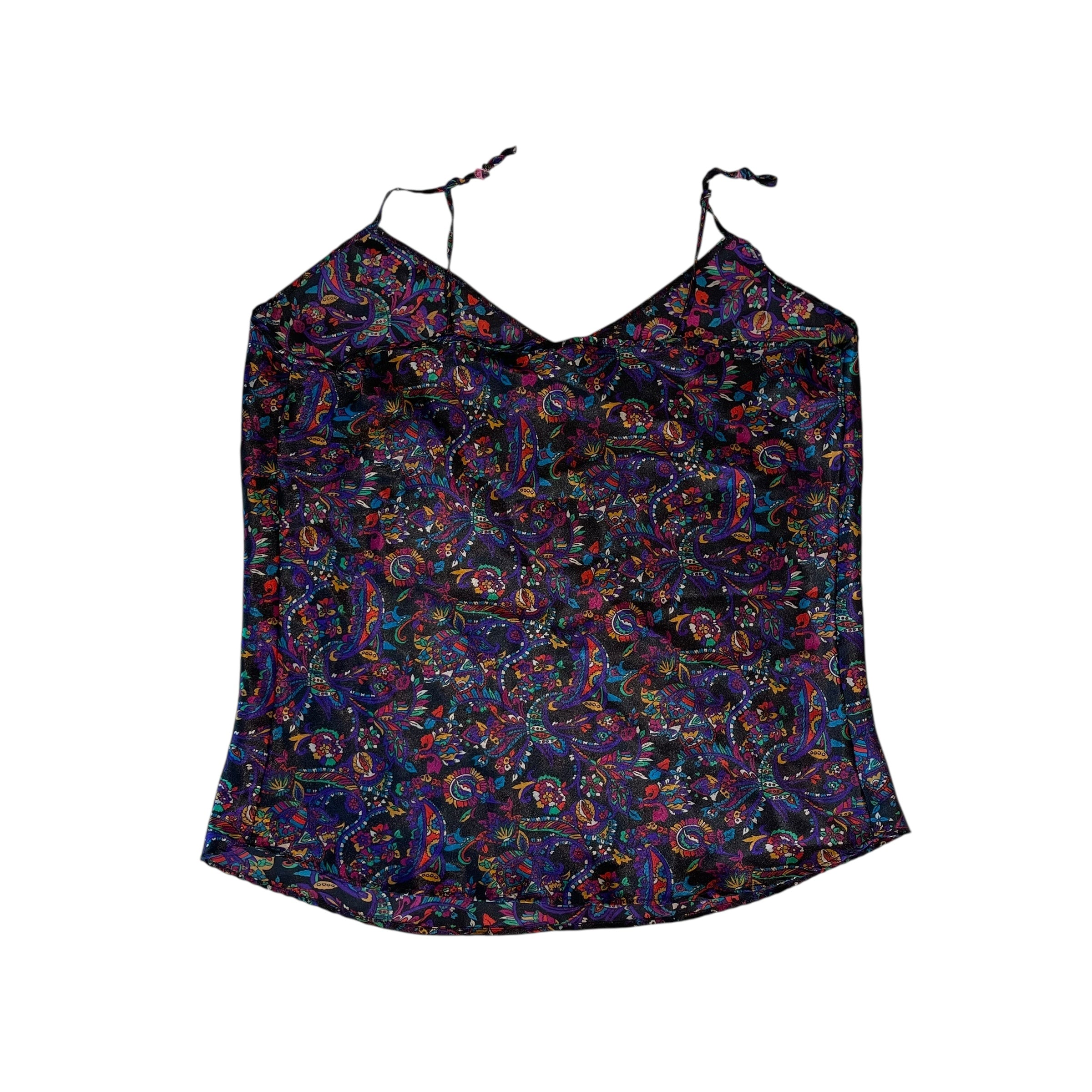 Y2K Multicolored Silky Cami