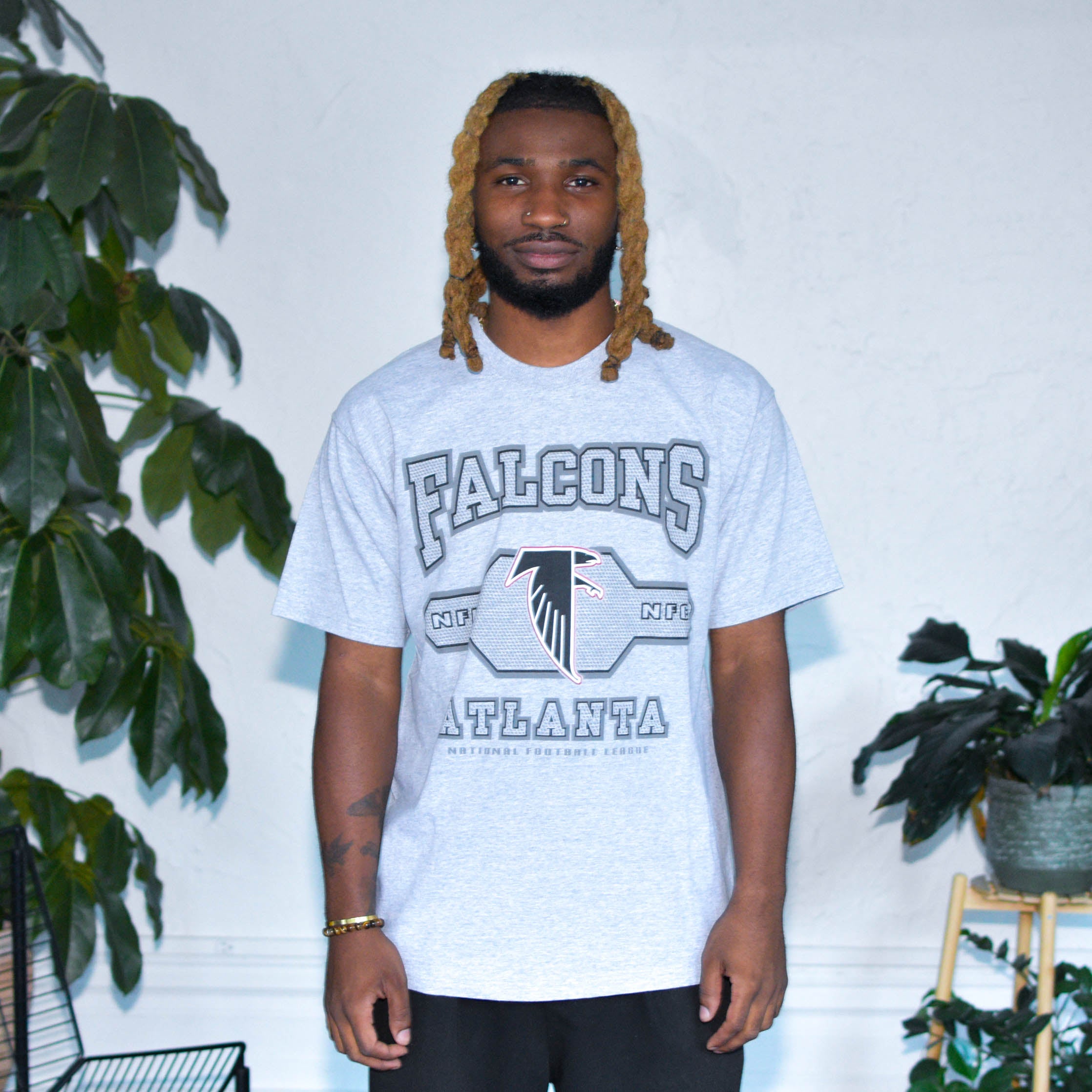 Vintage Pro Player Atlanta Falcons Gray T-Shirt