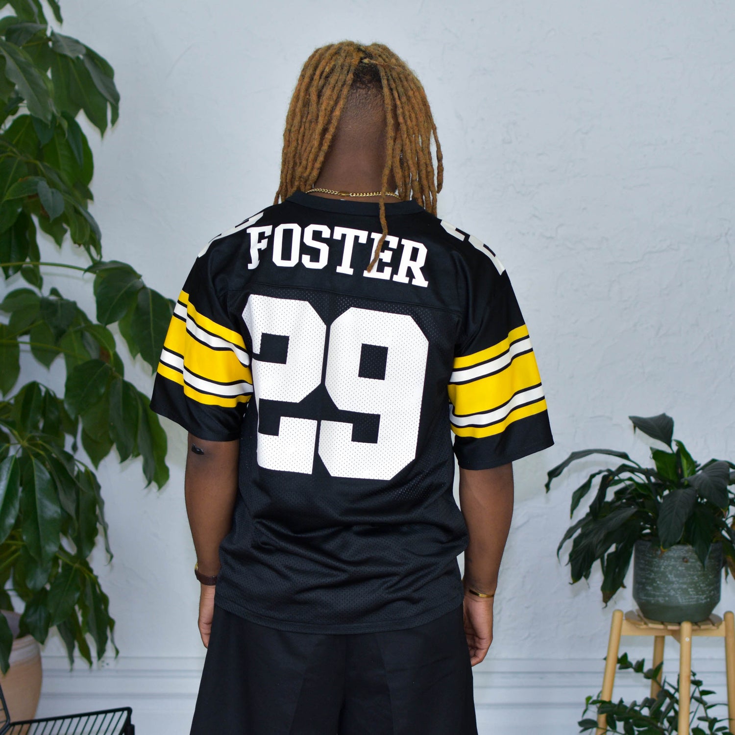 Vintage Logo Athletic Pittsburgh Steelers Barry Foster Jersey