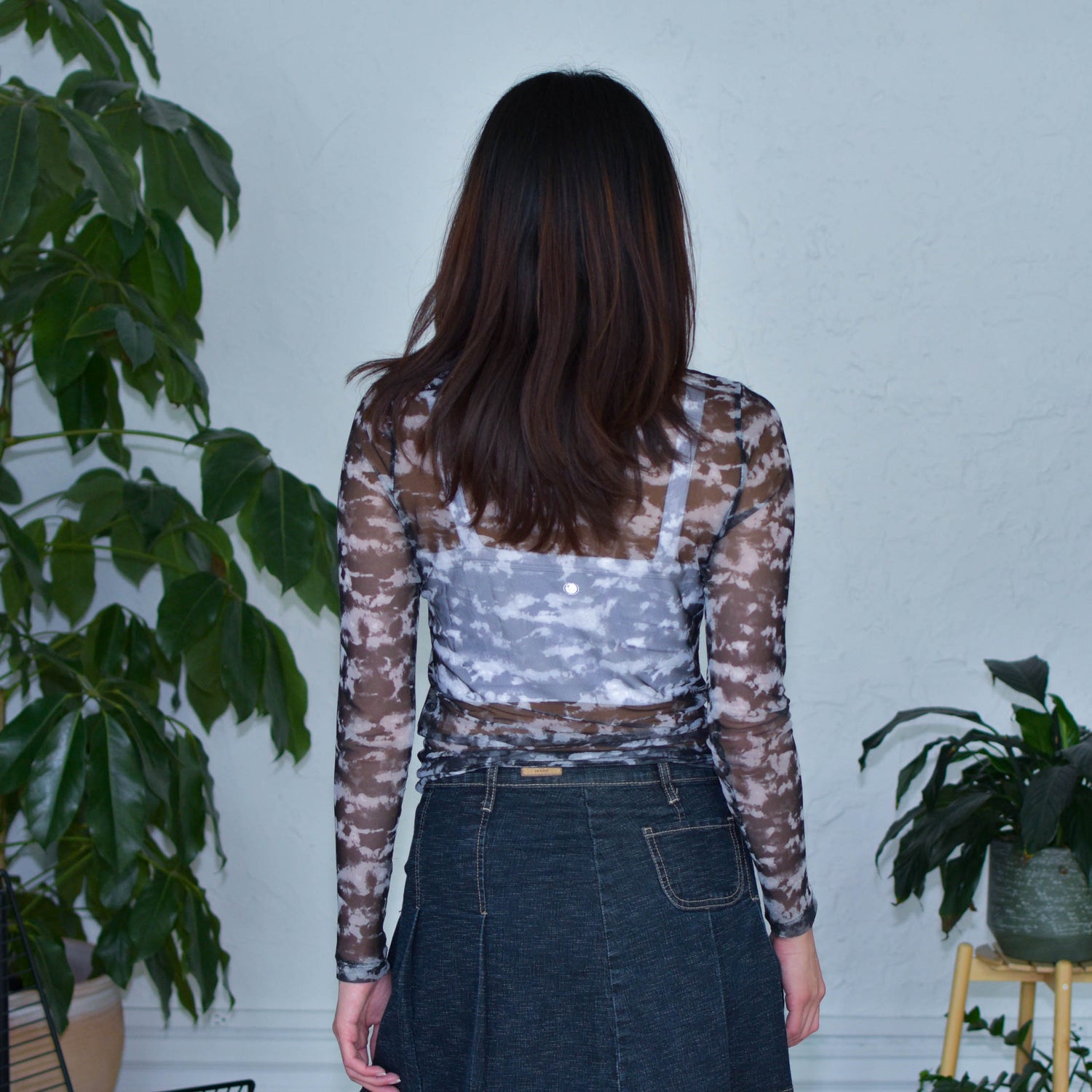 Vintage C&A Long Sleeve Sheer Top