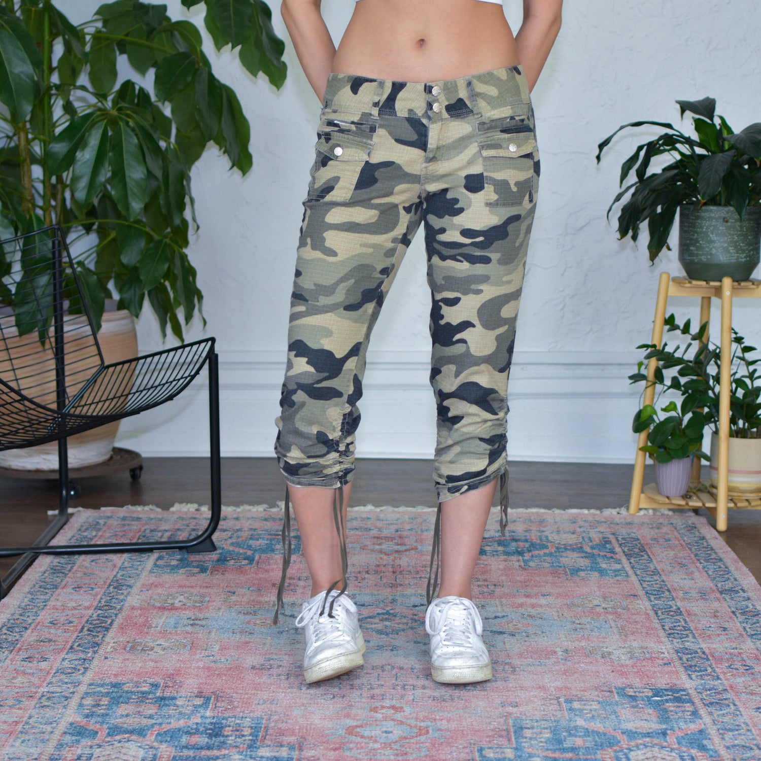 Y2k Younique Camo Capris