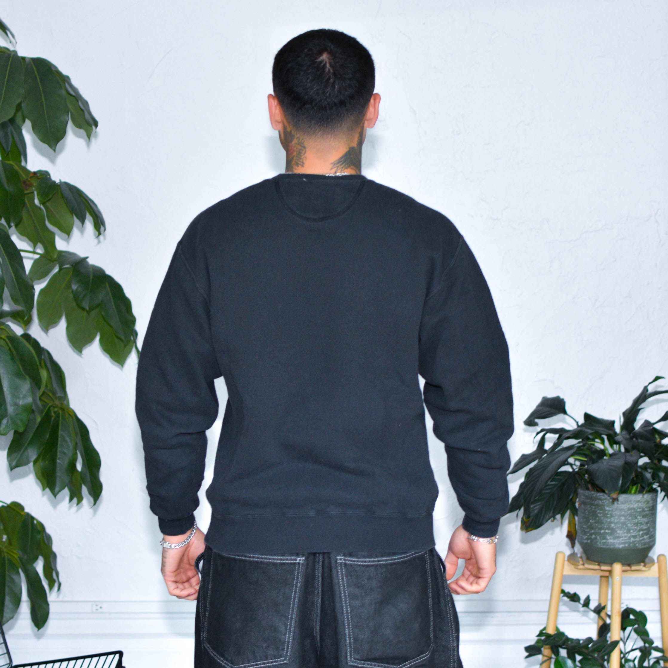 Vintage 90s Purdue University Black Crewneck