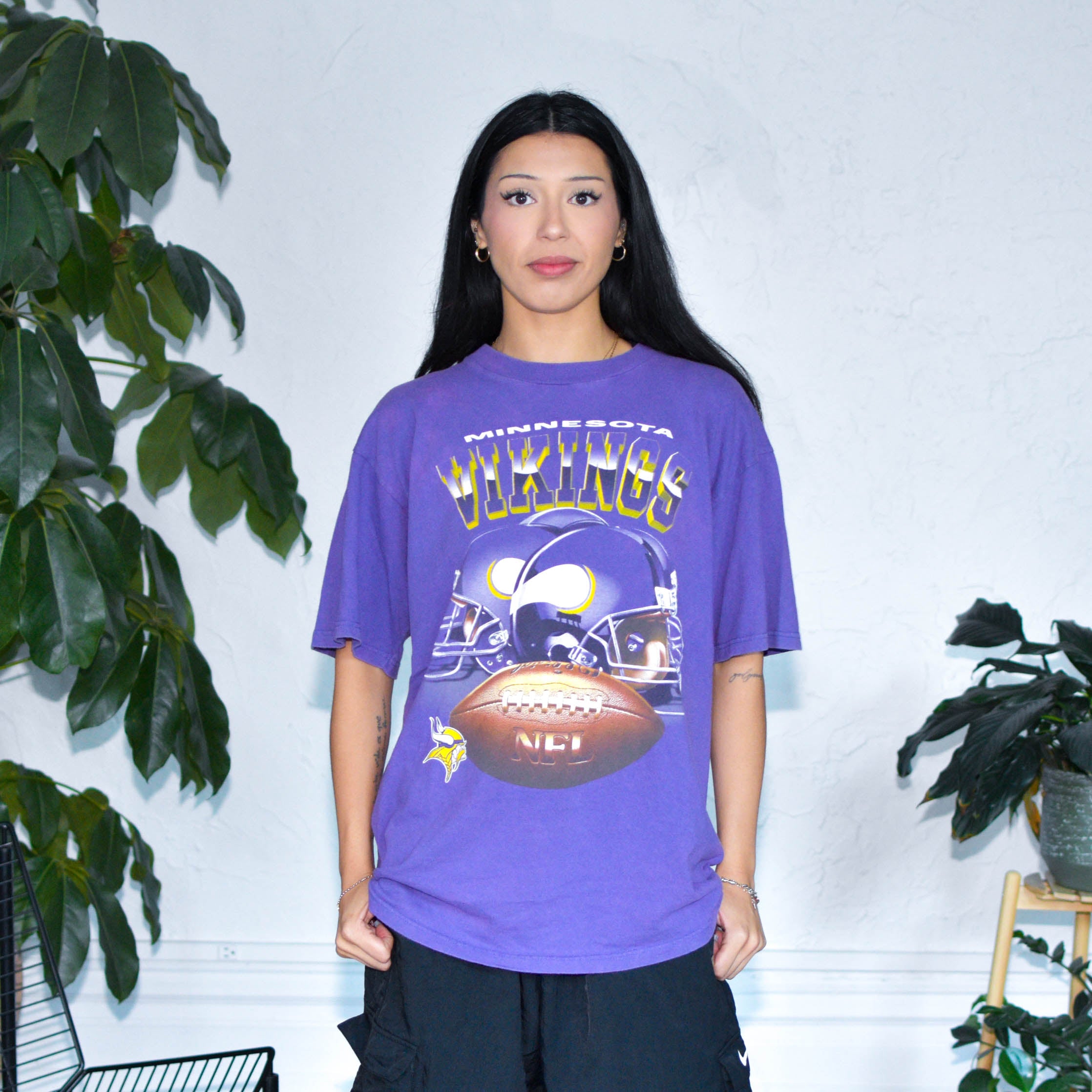 Vintage Minnesota Vikings 3D Graphic T-Shirt