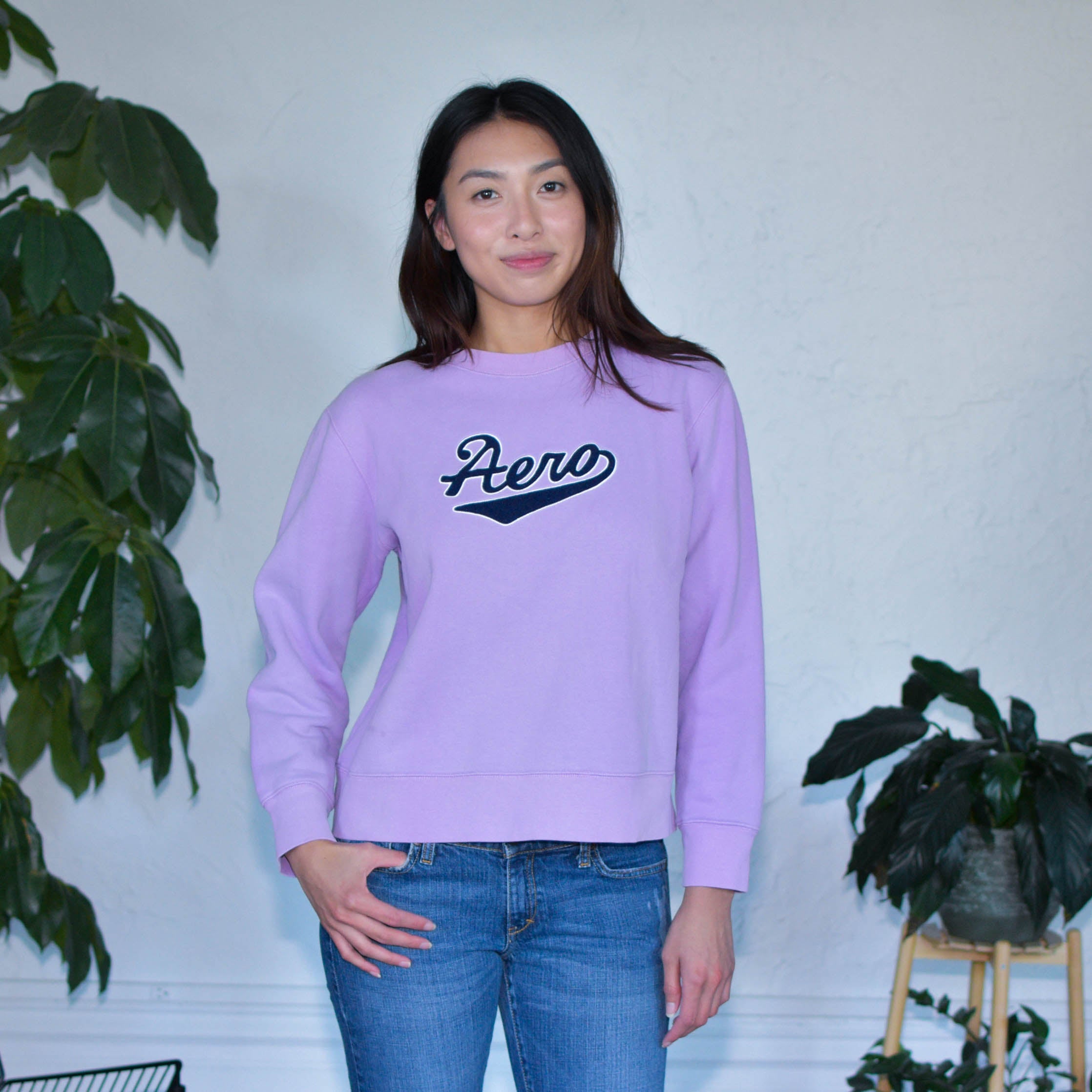 Vintage Y2K Aeropostale Signature Crewneck Sweatshirt