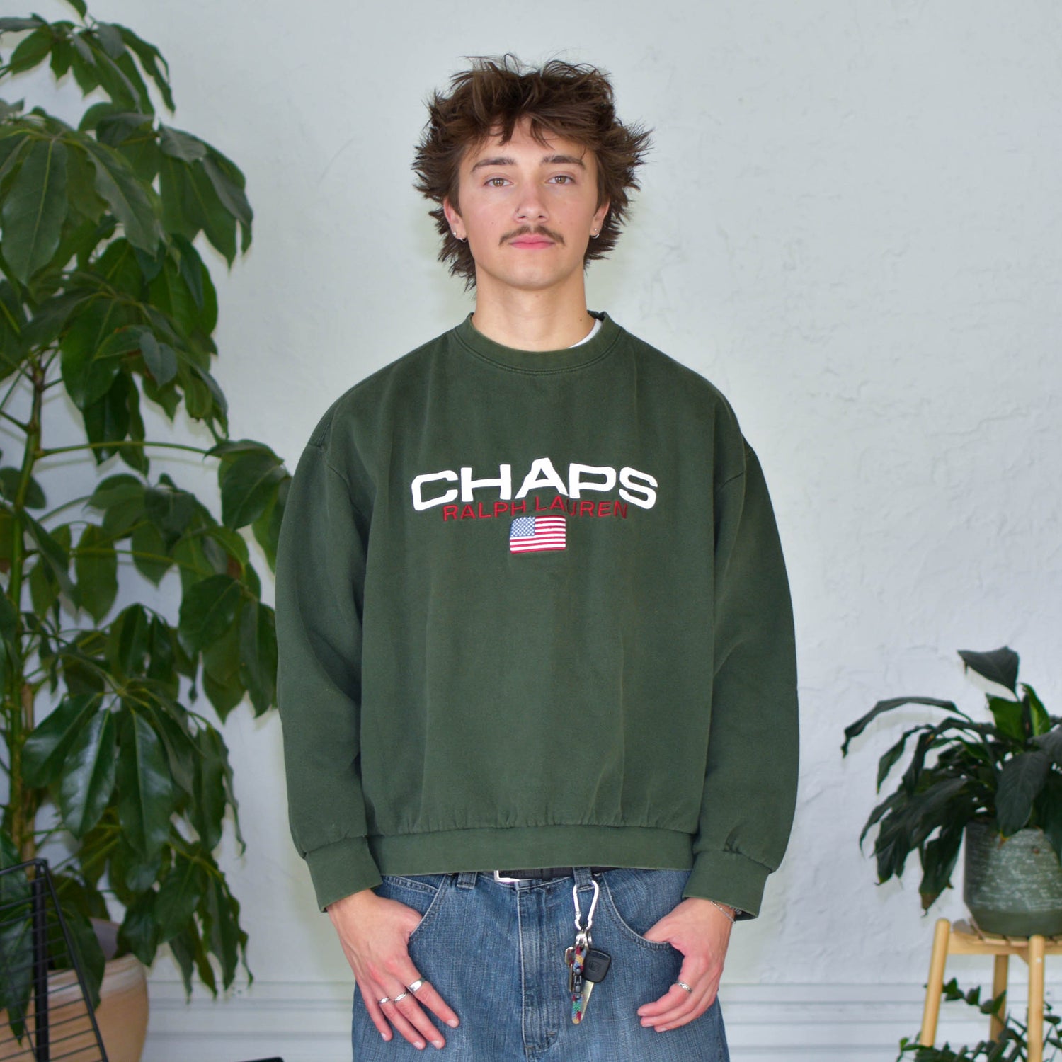 Vintage Chaps Ralph Lauren Embroidered Sweatshirt