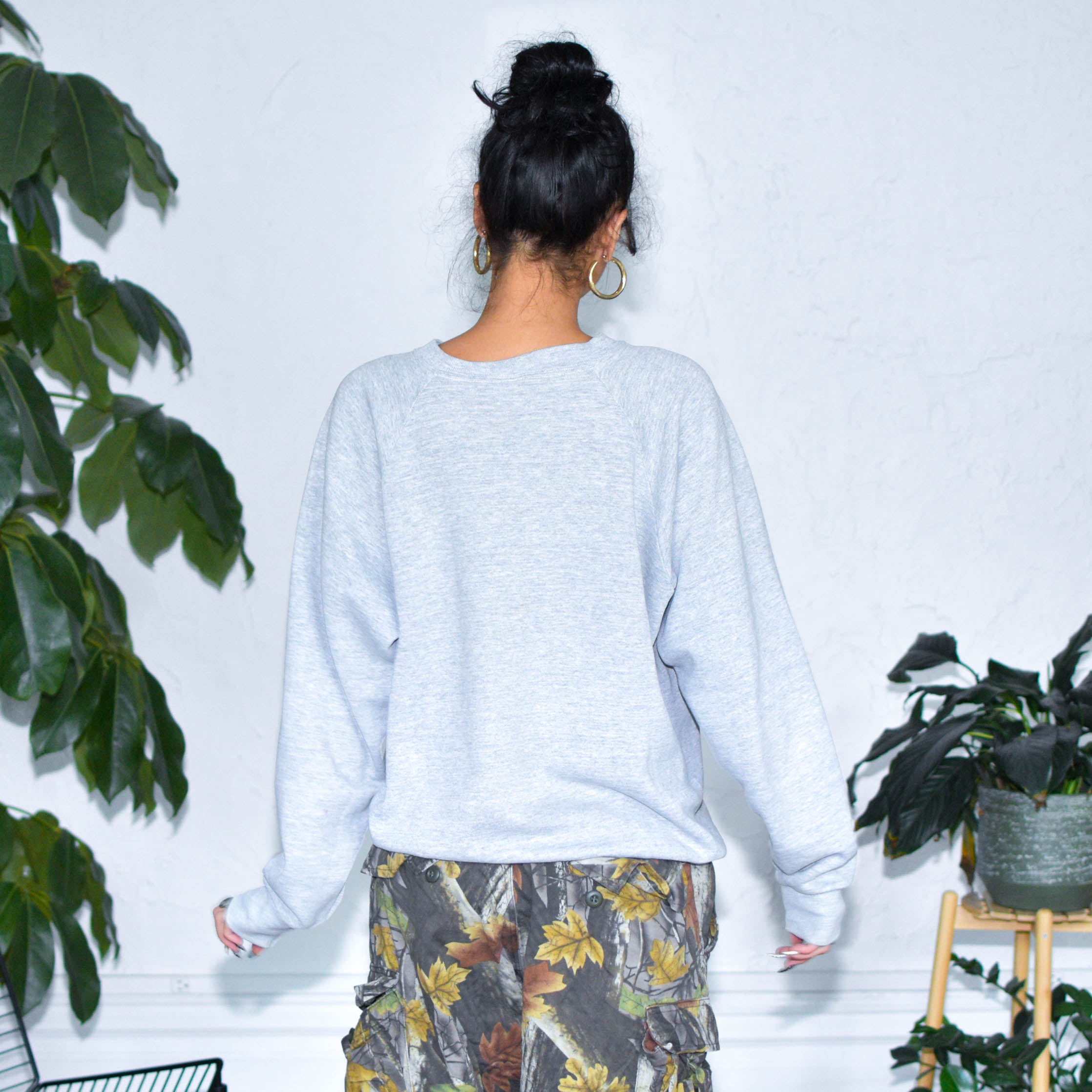 Vintage 90s Georgetown University Hoyas Gray Crewneck
