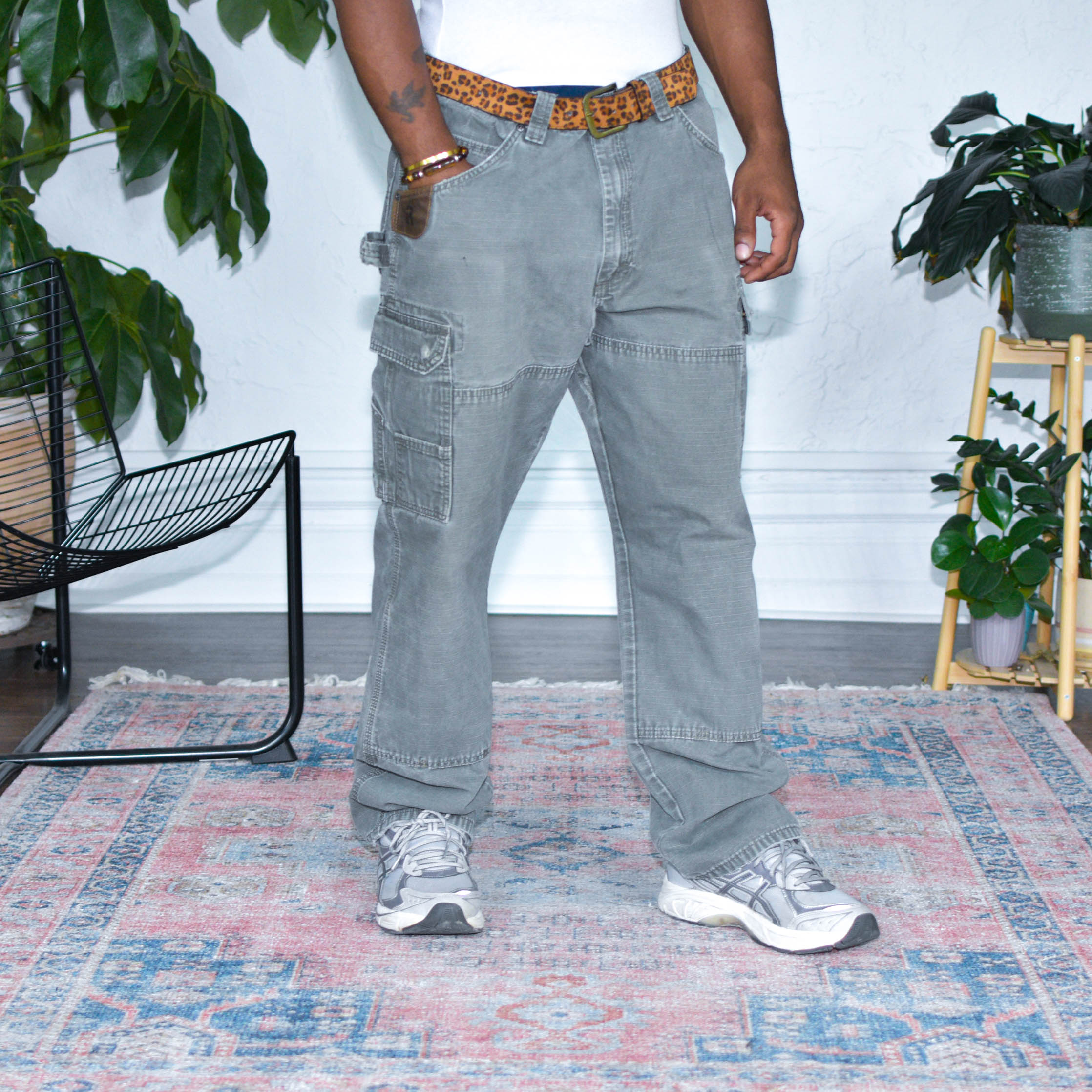 Vintage Wrangler Riggs Double Knee Olive Workwear Pants