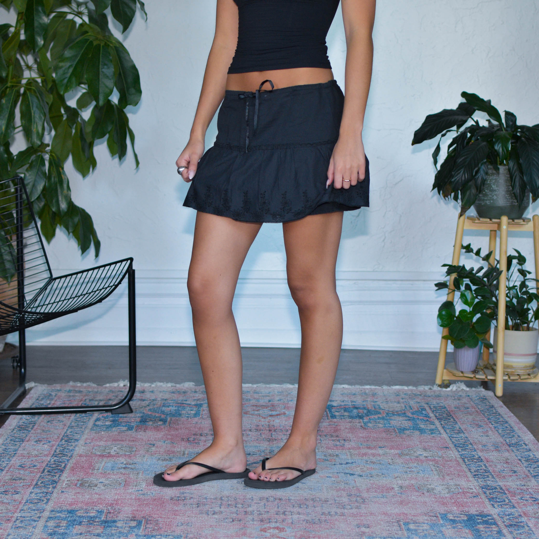 Vintage Y2K Coco Blue Lacey Skirt