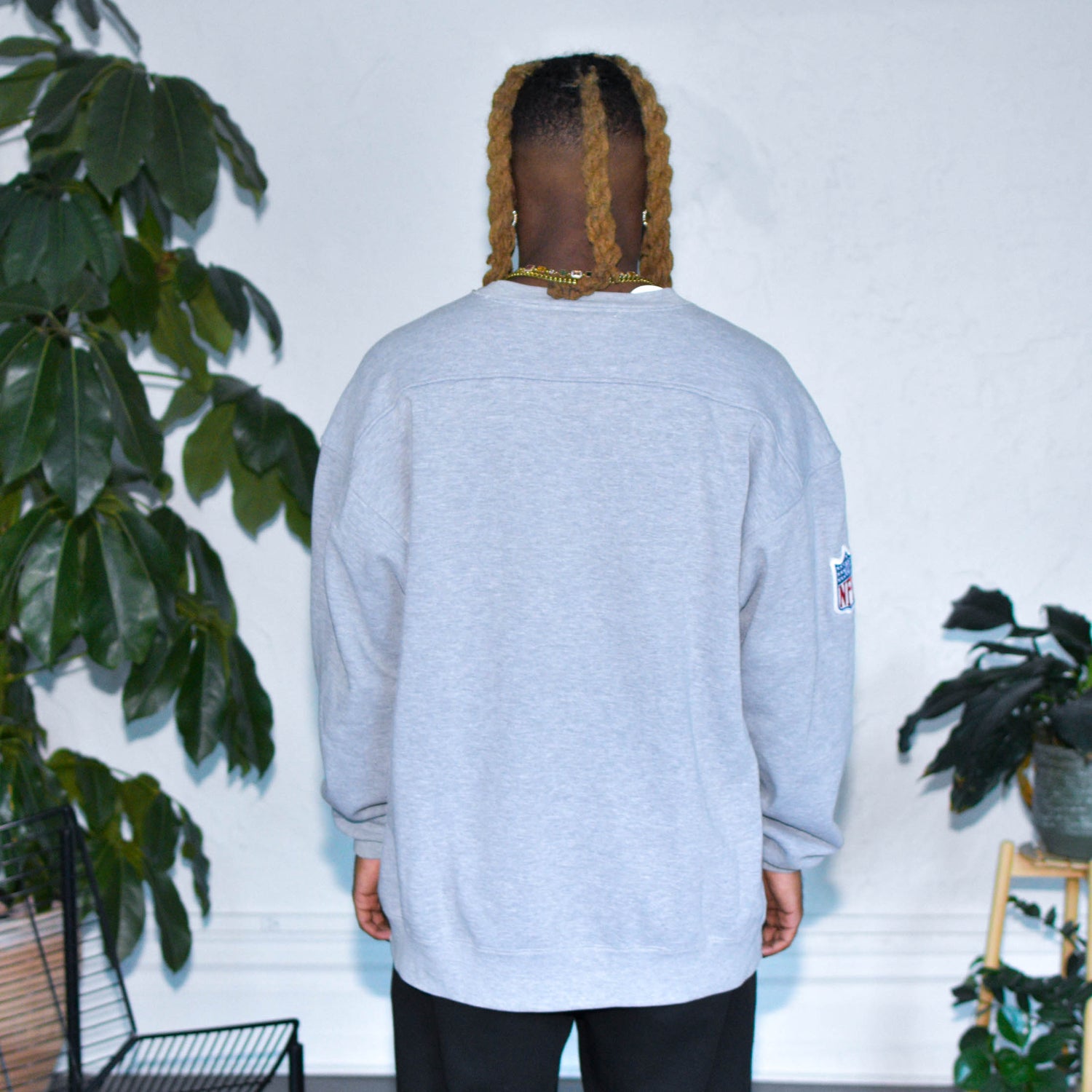 Vintage Starter San Francisco 49ers Gray Embroidered Sweatshirt