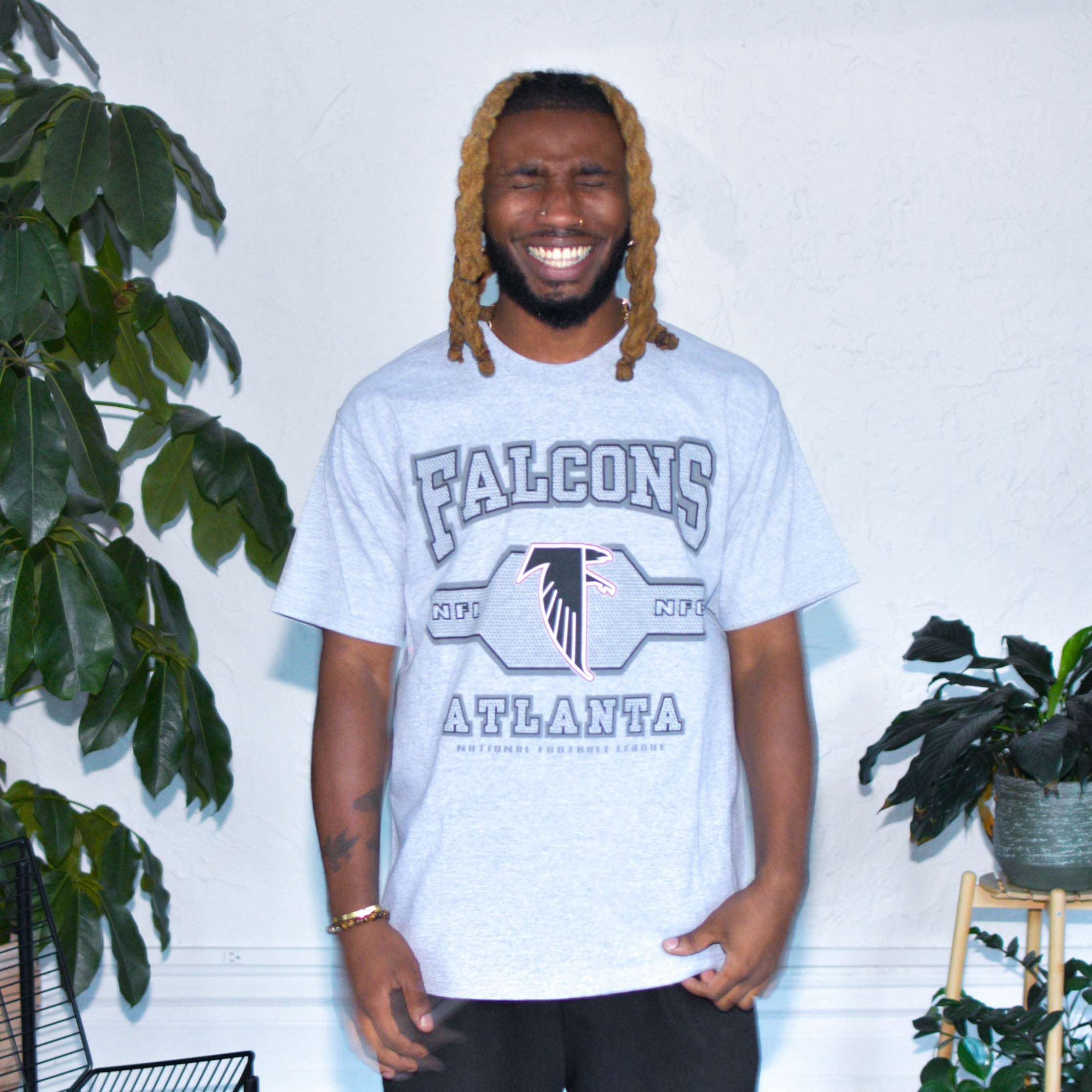 Vintage Pro Player Atlanta Falcons Gray T-Shirt