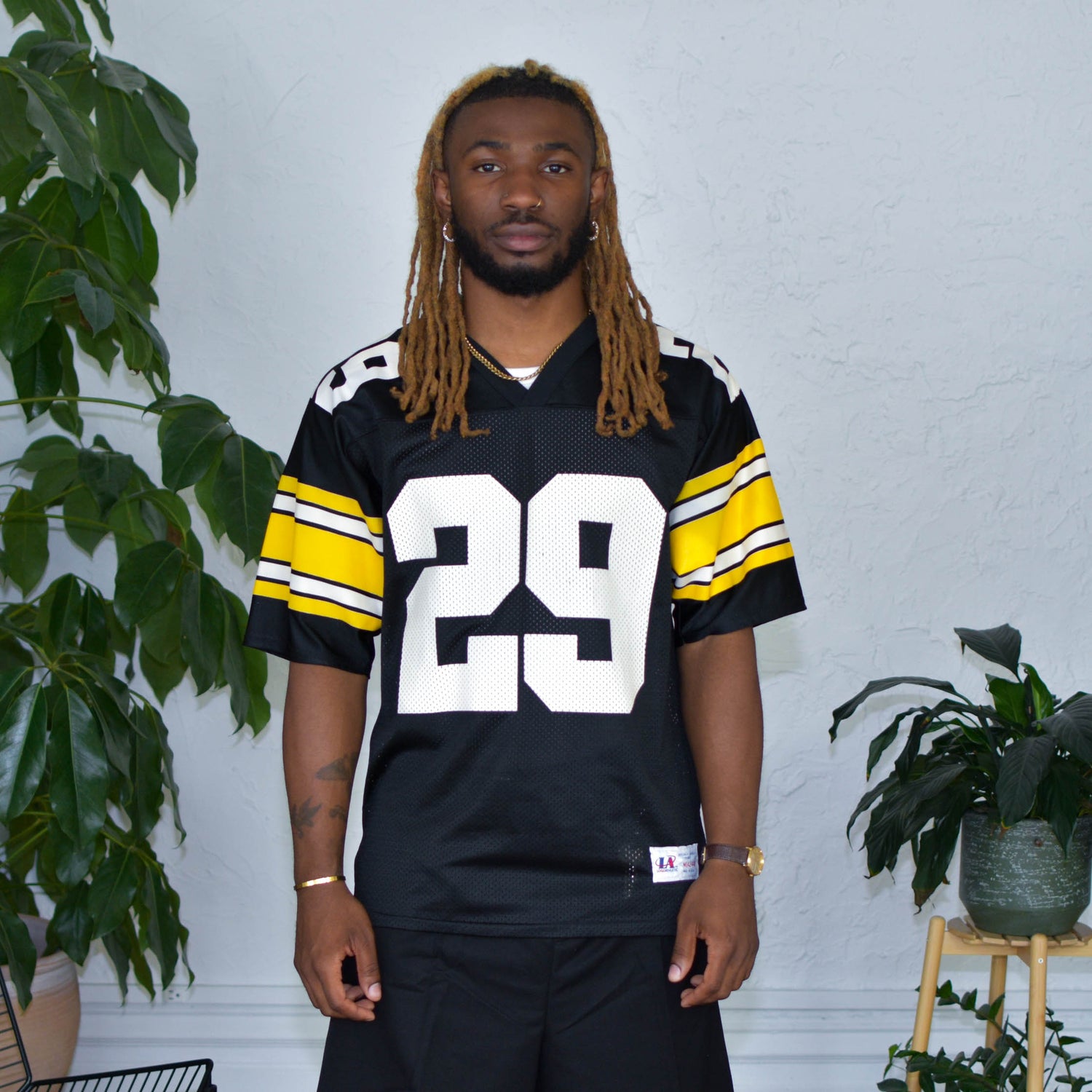 Vintage Logo Athletic Pittsburgh Steelers Barry Foster Jersey