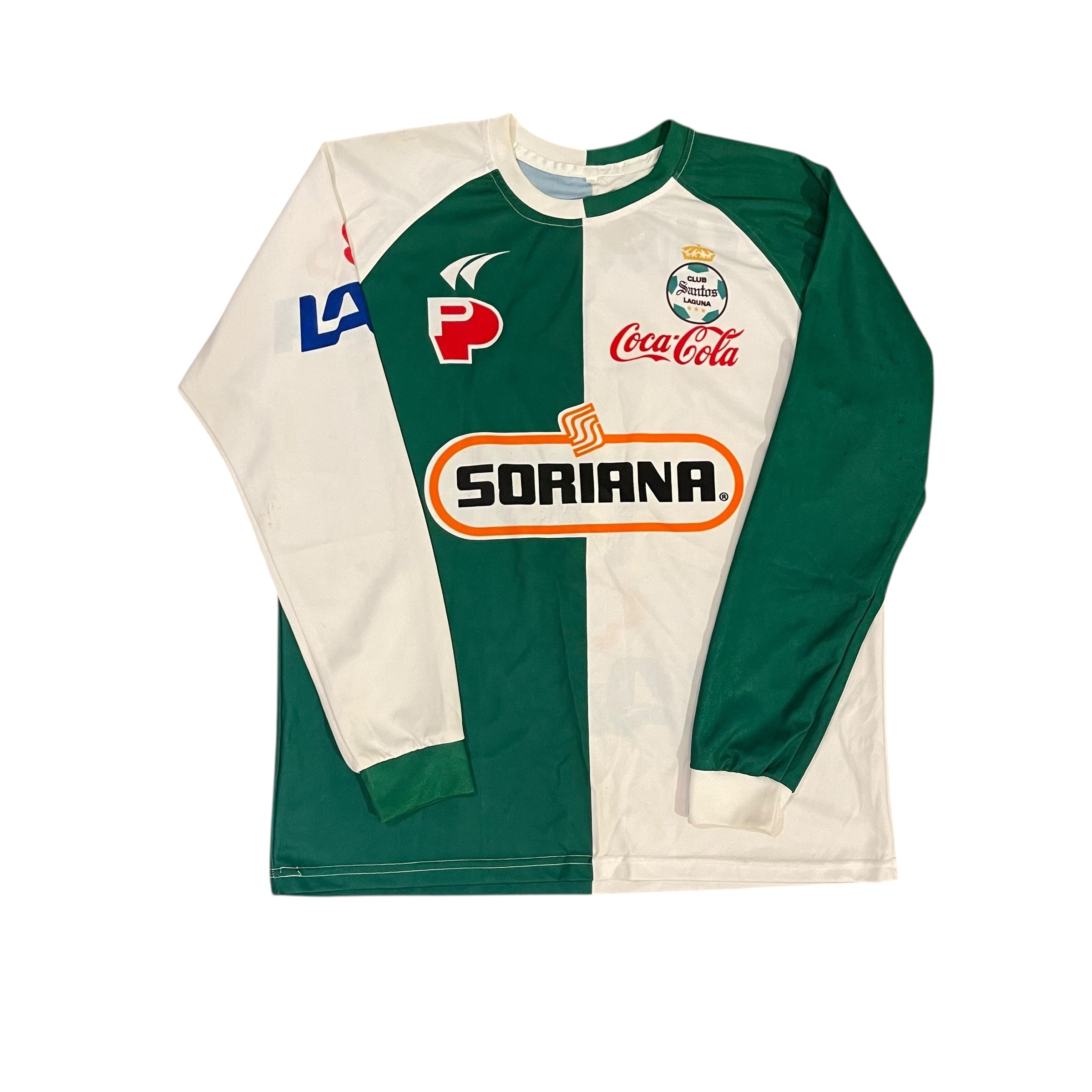 Vintage 2000s Santos Laguna Replica Long-Sleeve Replica Jersey