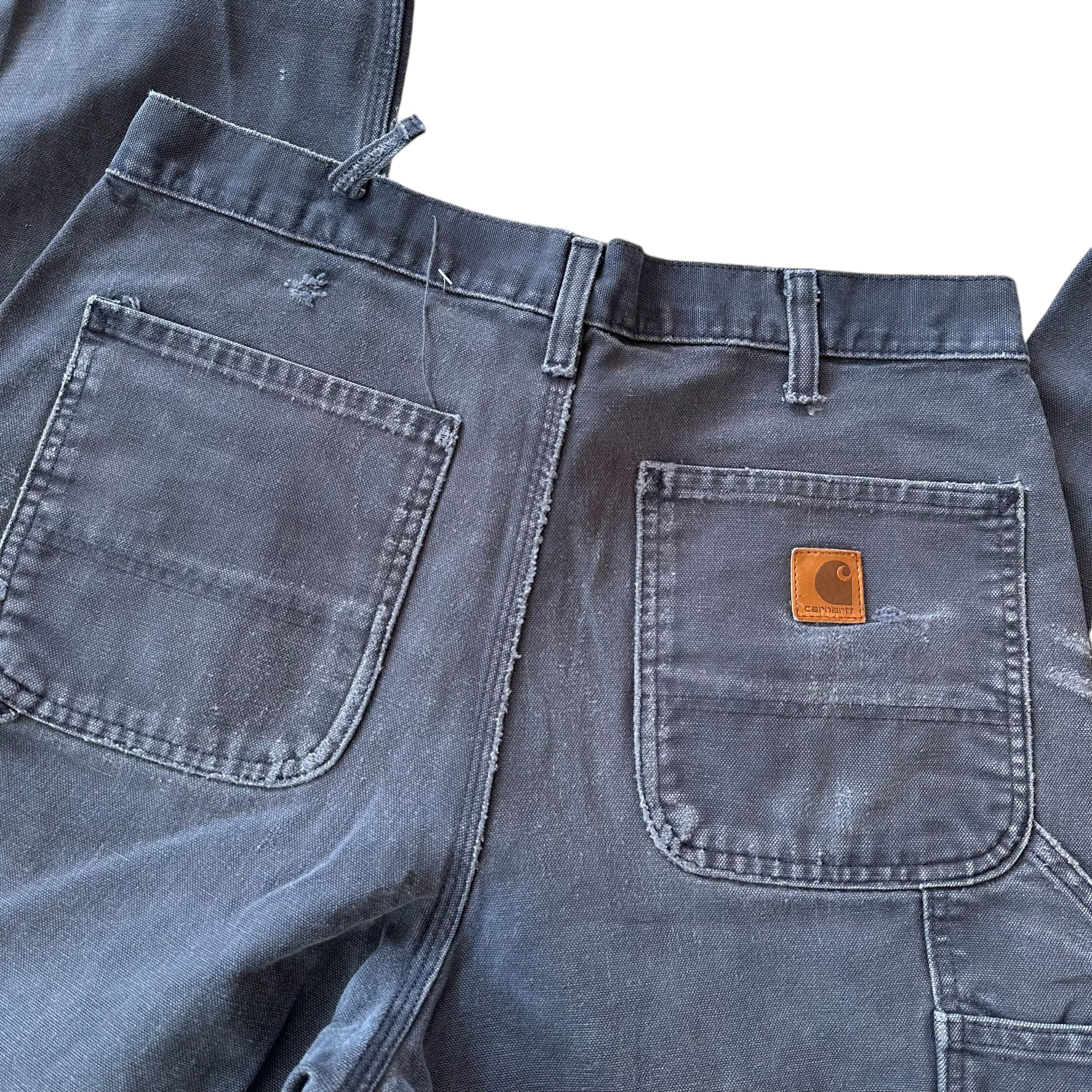 Vintage Carhartt Faded Navy Work Jeans