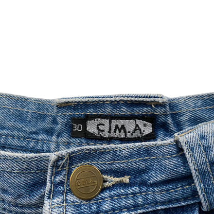 Vintage C.M.A. Pocket Detail High-waisted Jeans