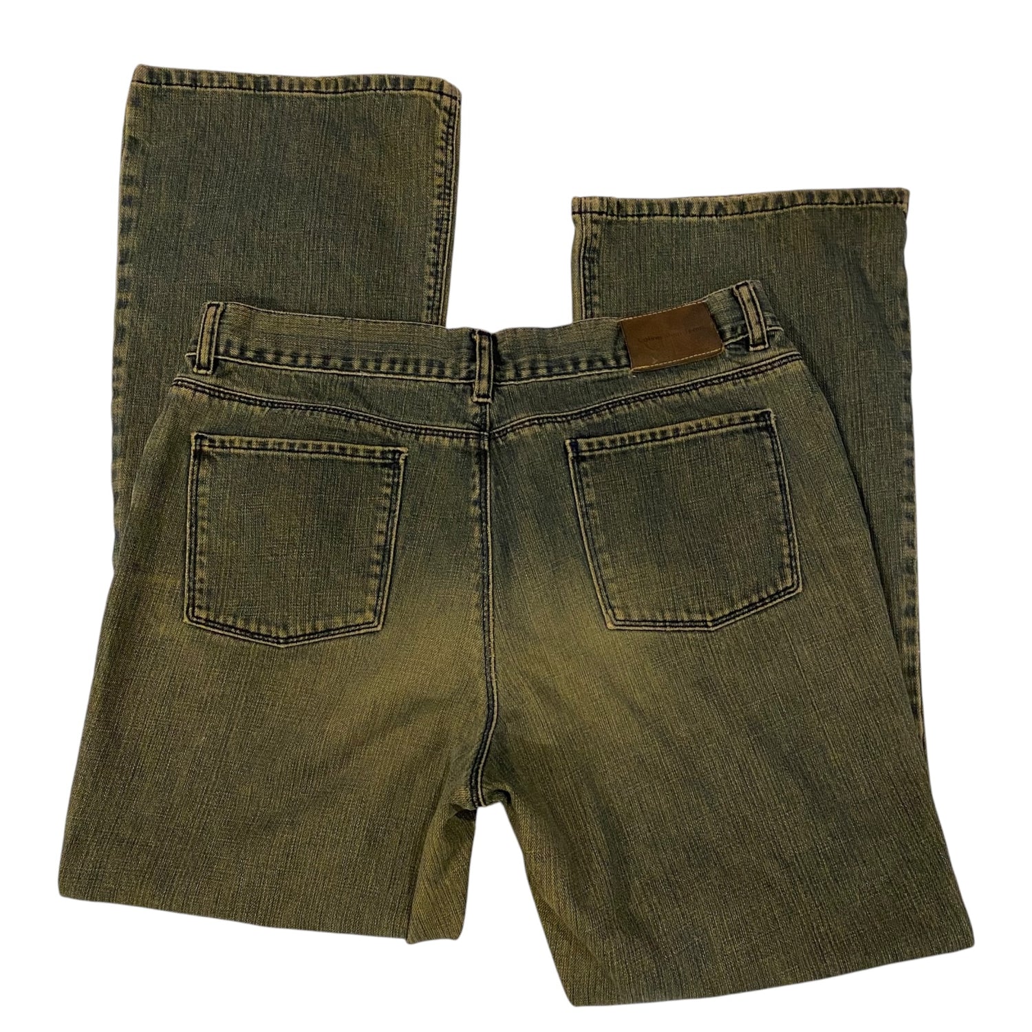 Y2k Calvin Klein Green Wash Pants