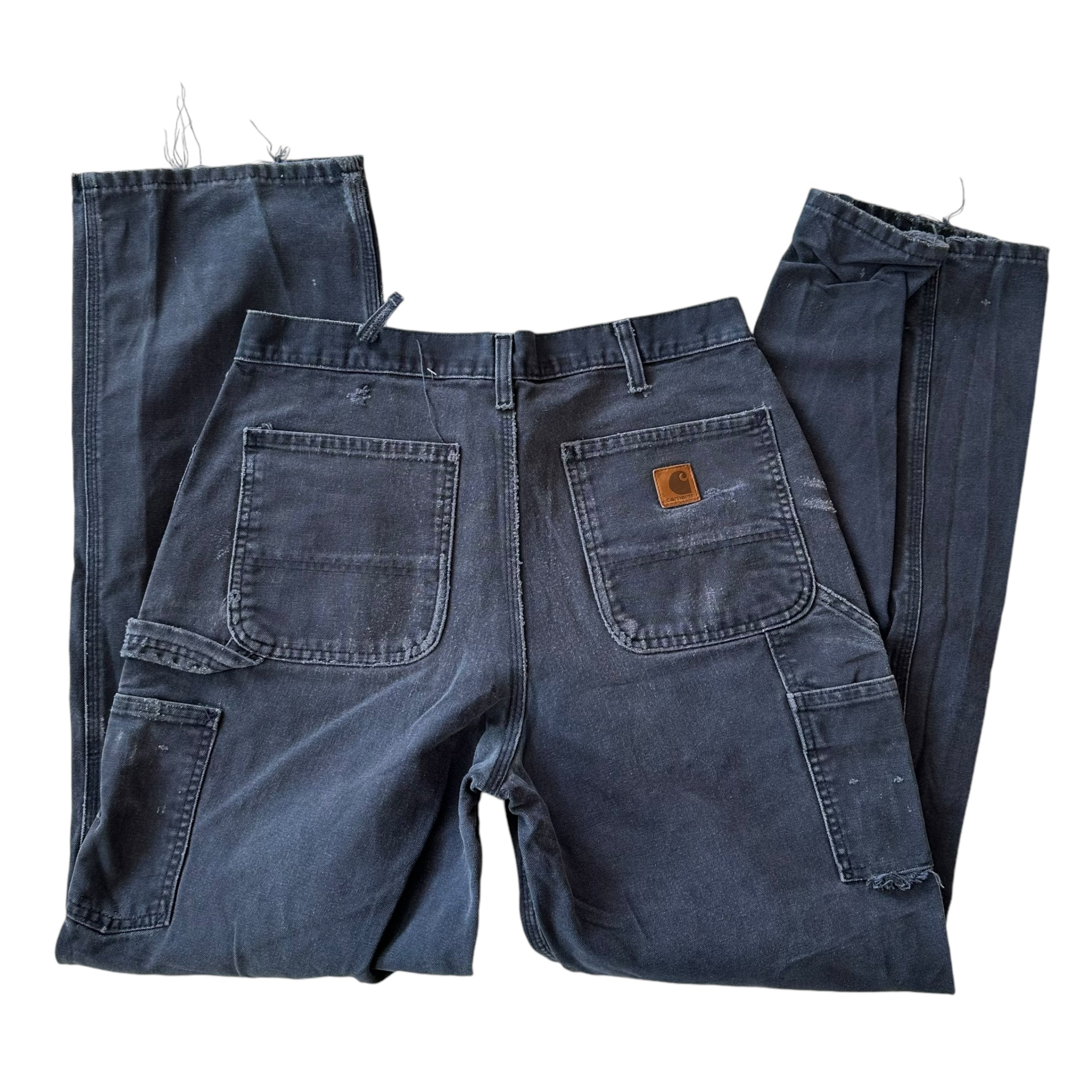 Vintage Carhartt Faded Navy Work Jeans