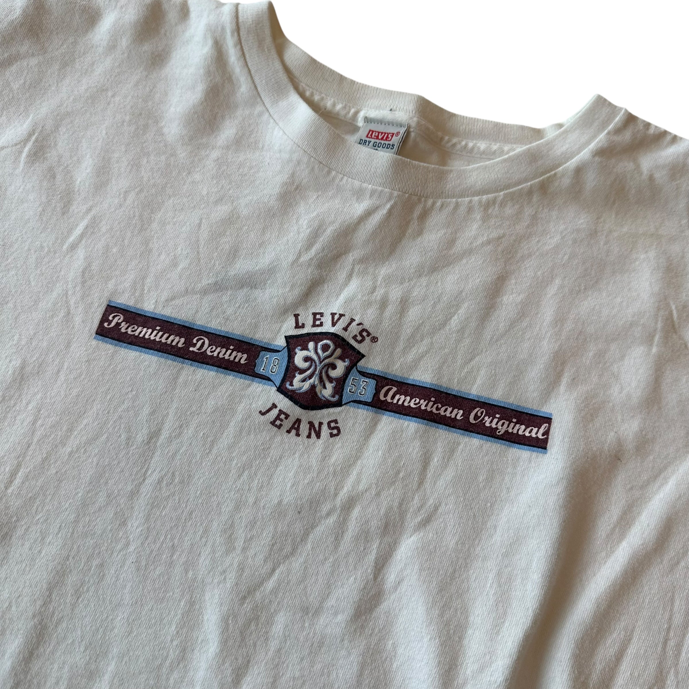 Vintage Y2K Levi’s Jeans Logo T-Shirt