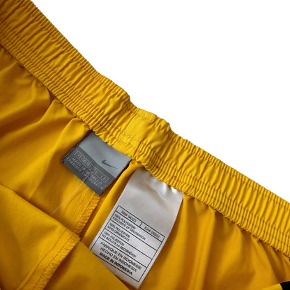 Y2k Nike Yellow Nylon Shorts